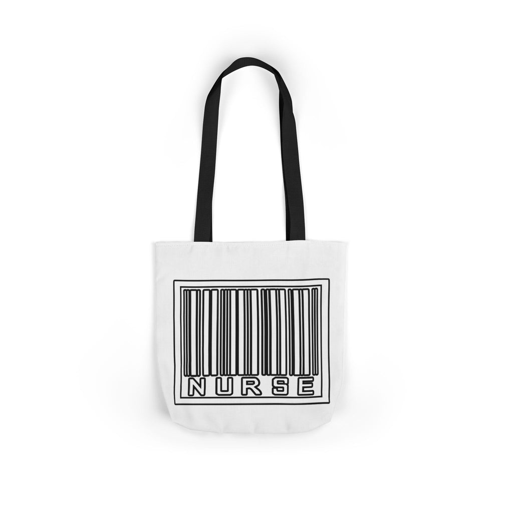 Barcode Nurse - Canvas Tote Bag, 5-Color Straps
