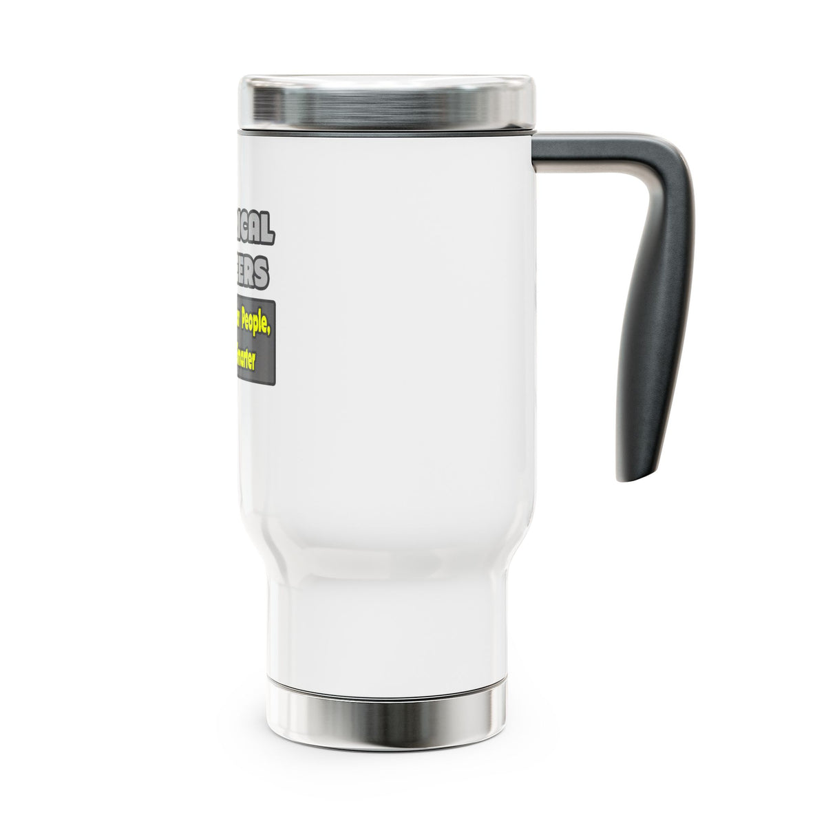 Electrical Engineers...Smarter - Stainless Steel Travel Mug with Handle, 14oz