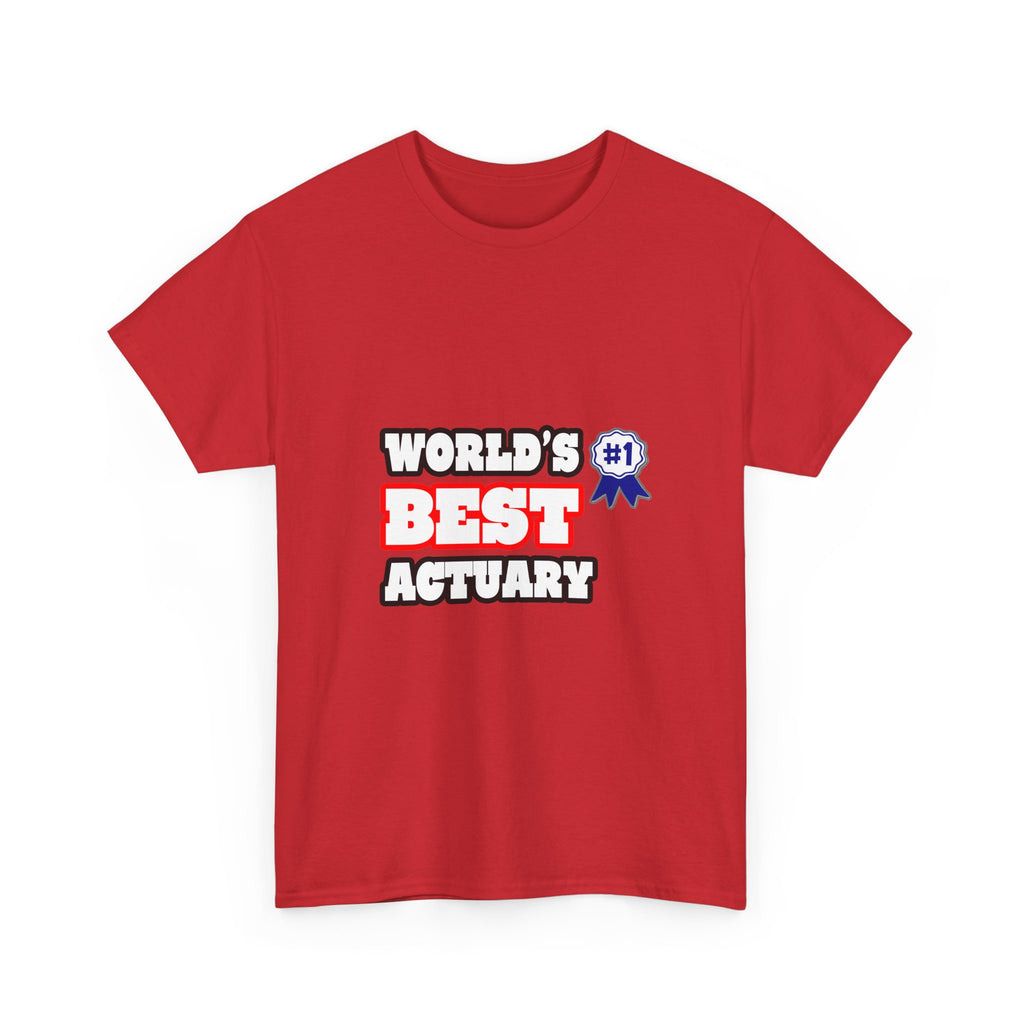 World's Best Actuary - Unisex Heavy Cotton Tee