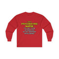 Psychiatric Nurse..Superior Intelligence - Unisex Ultra Cotton Long Sleeve Tee
