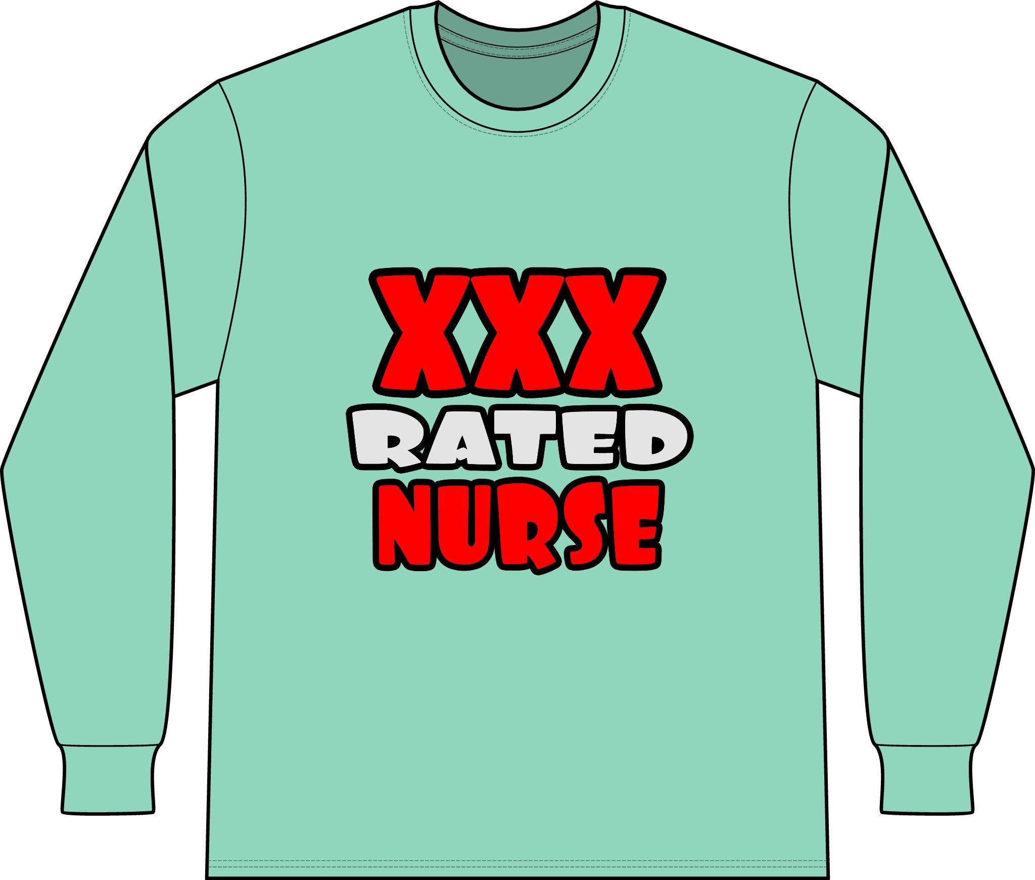 XXX Rated Nurse - Unisex Long Sleeve T-Shirt