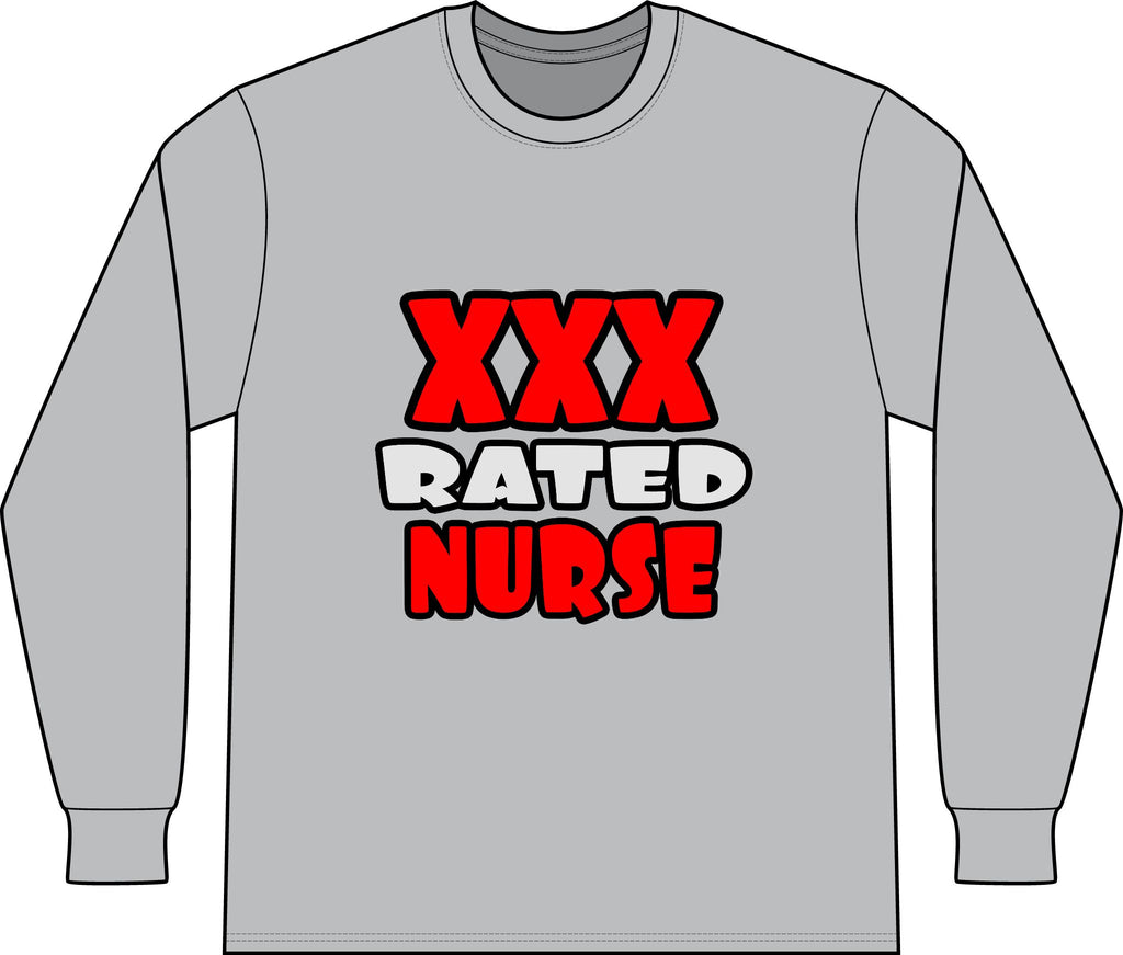 XXX Rated Nurse - Unisex Long Sleeve T-Shirt
