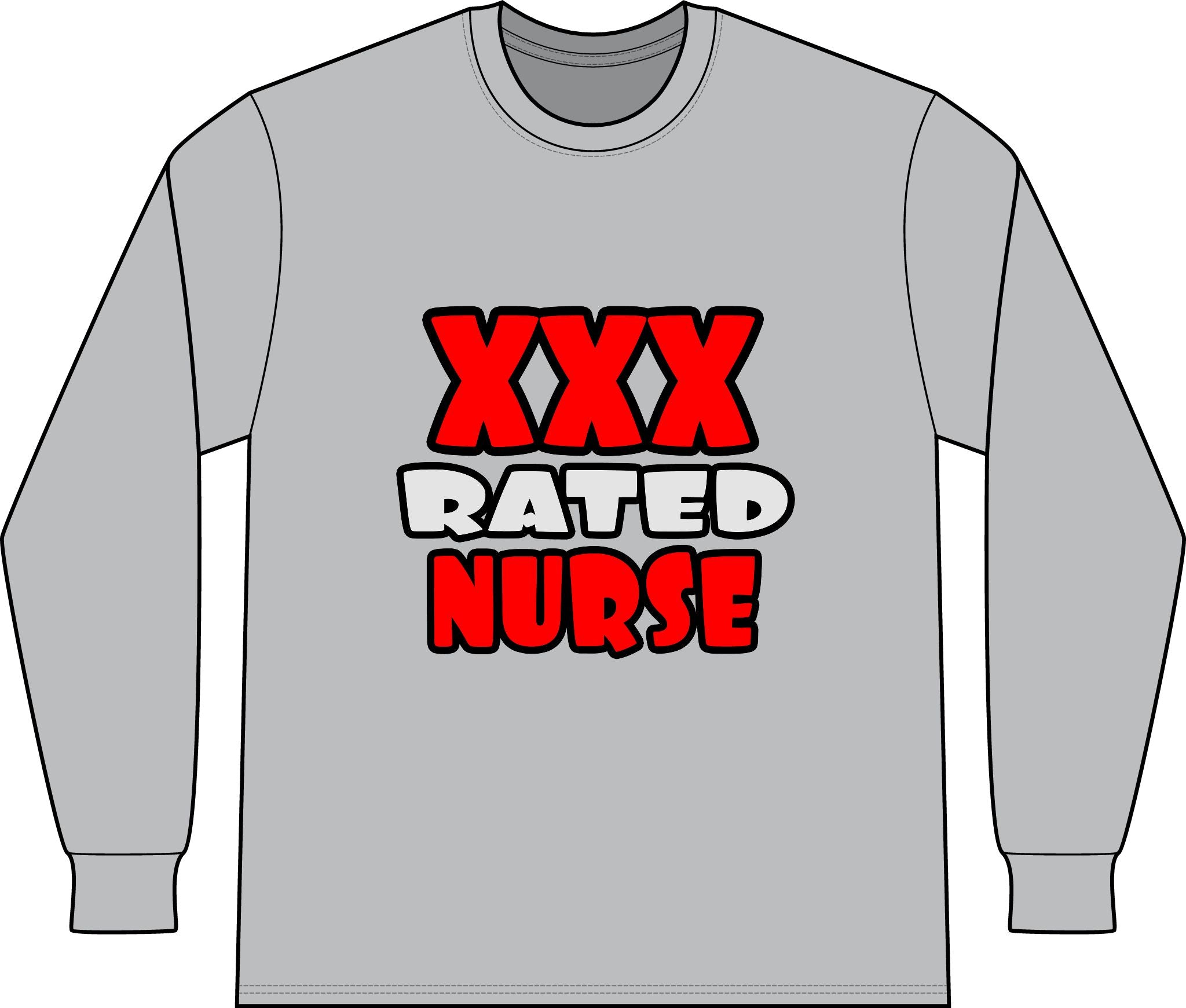 XXX Rated Nurse - Unisex Long Sleeve T-Shirt