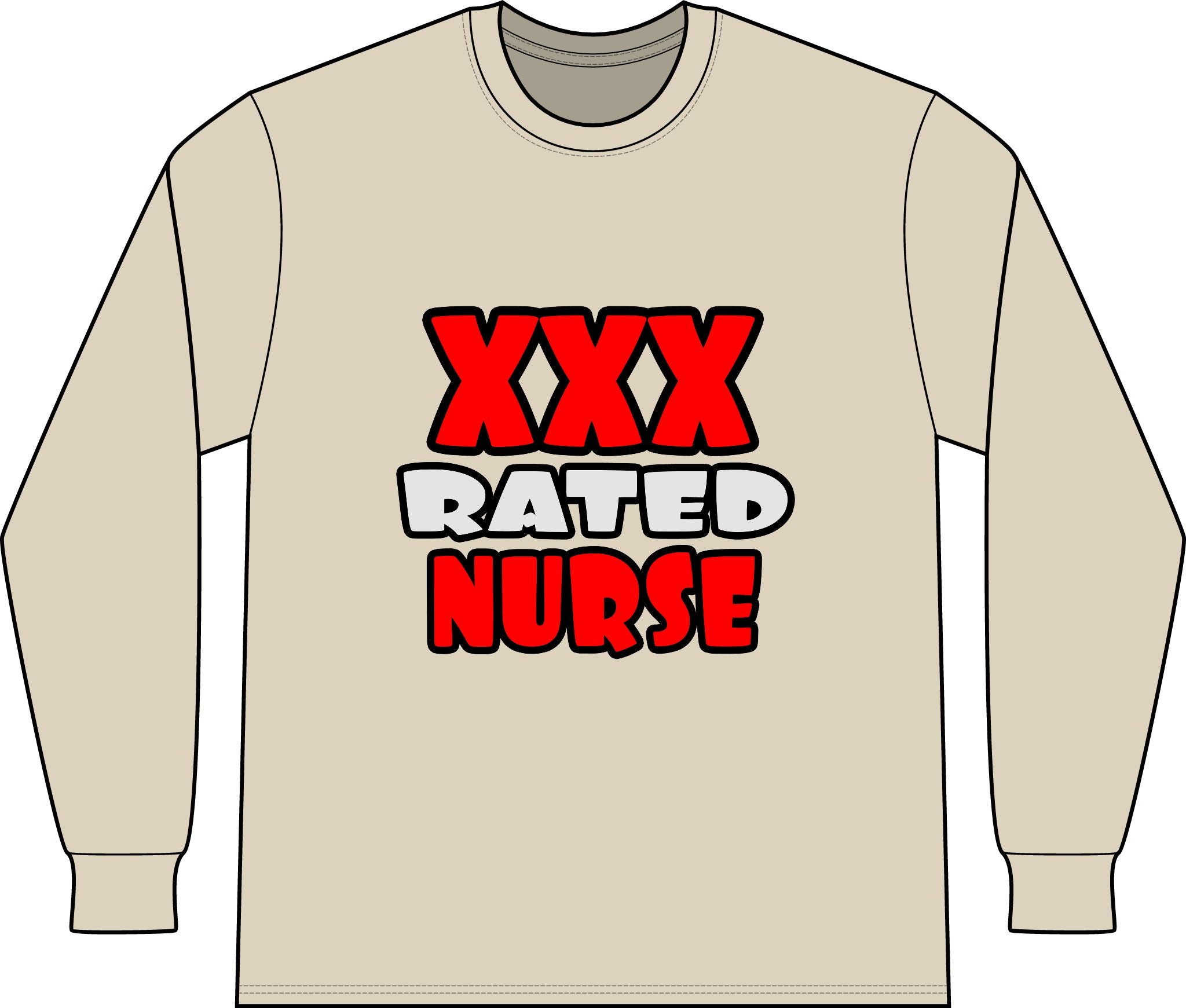 XXX Rated Nurse - Unisex Long Sleeve T-Shirt