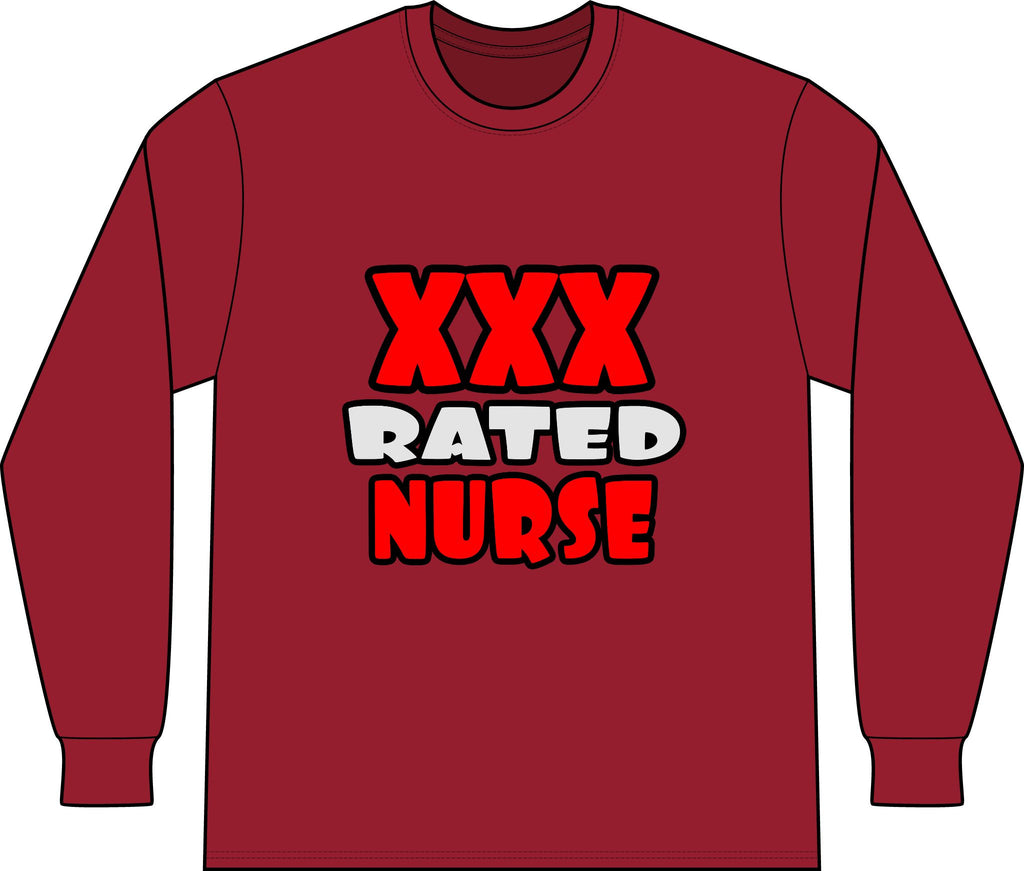 XXX Rated Nurse - Unisex Long Sleeve T-Shirt