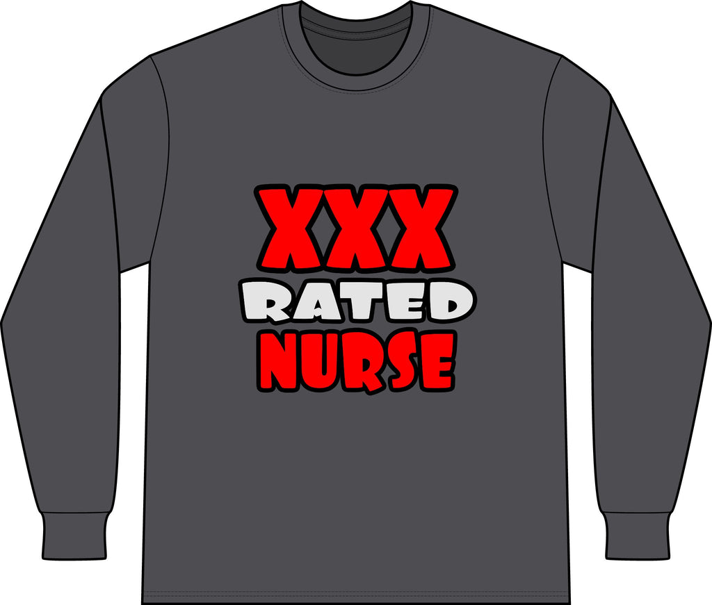 XXX Rated Nurse - Unisex Long Sleeve T-Shirt