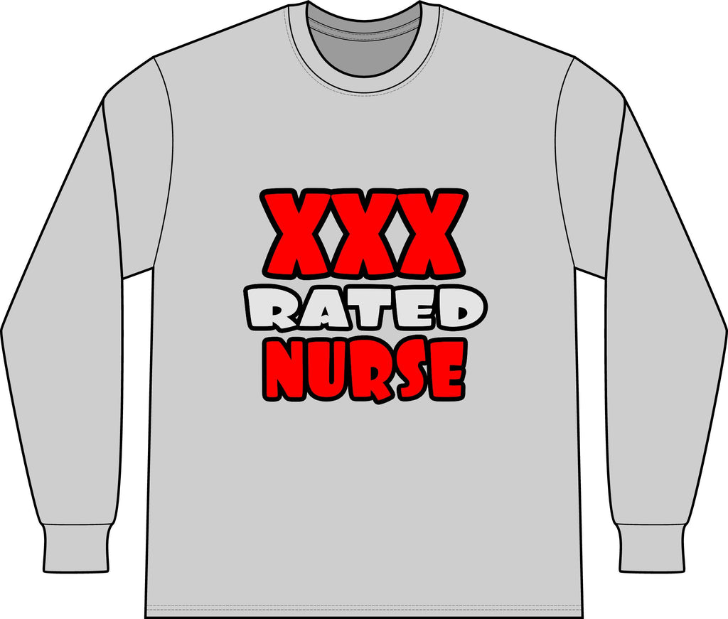 XXX Rated Nurse - Unisex Long Sleeve T-Shirt