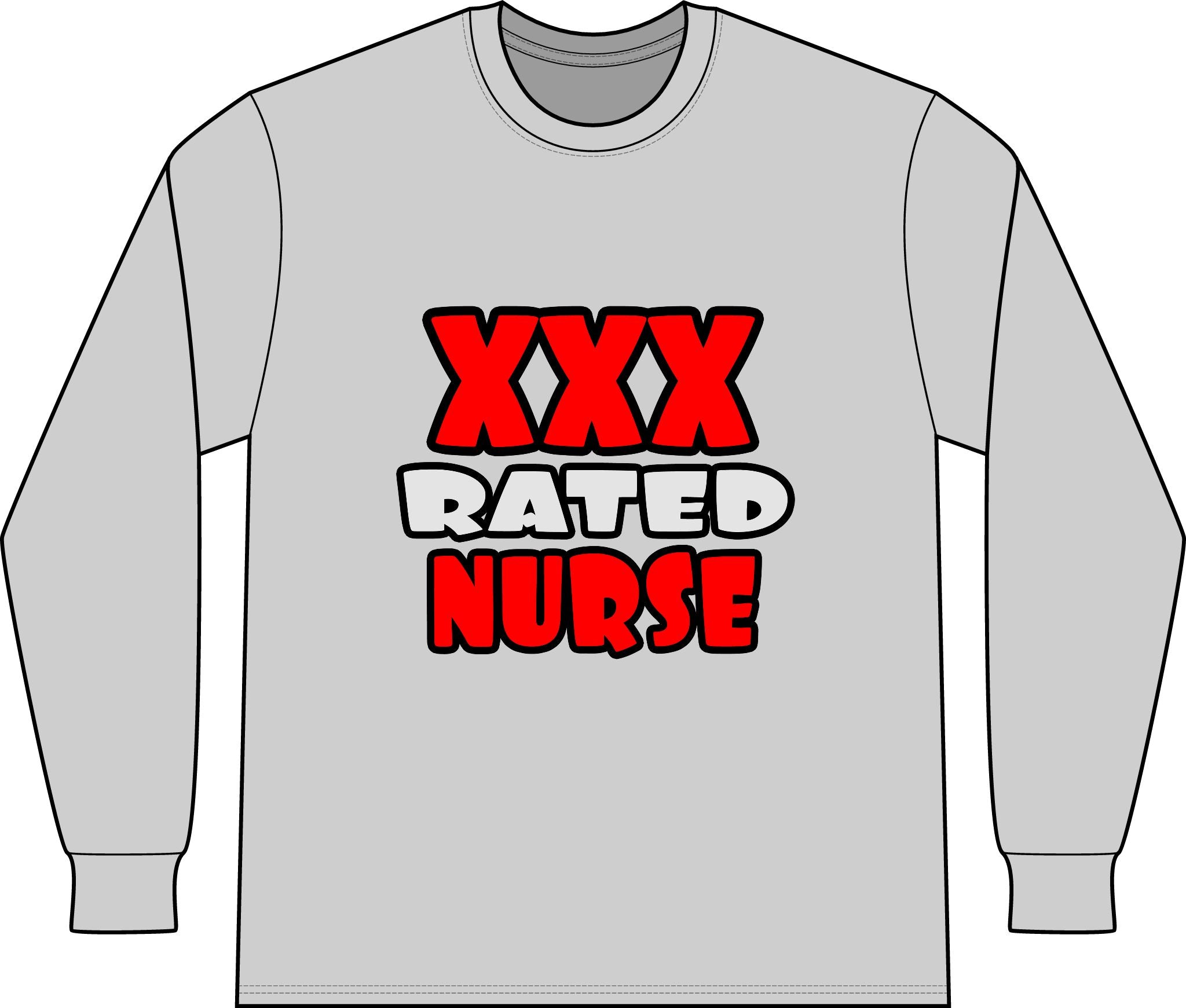 XXX Rated Nurse - Unisex Long Sleeve T-Shirt