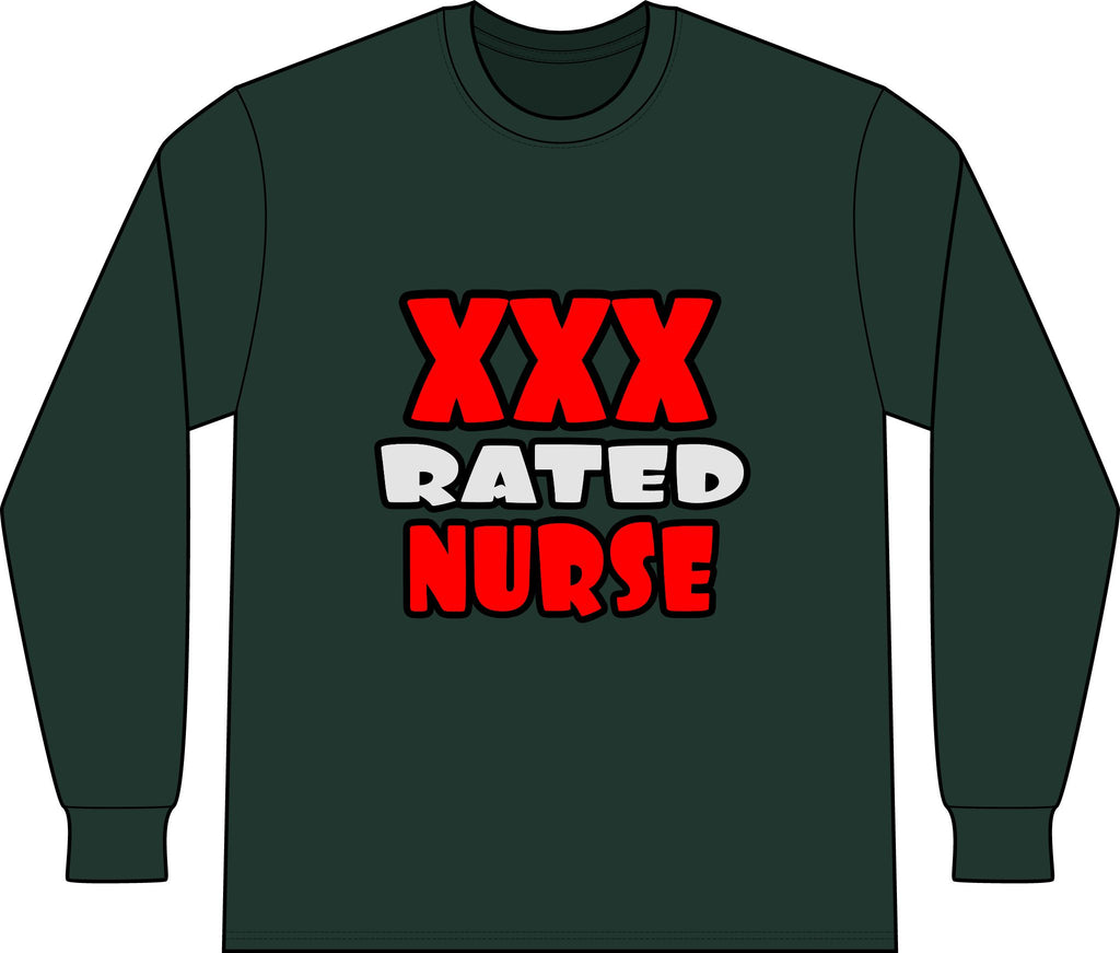 XXX Rated Nurse - Unisex Long Sleeve T-Shirt
