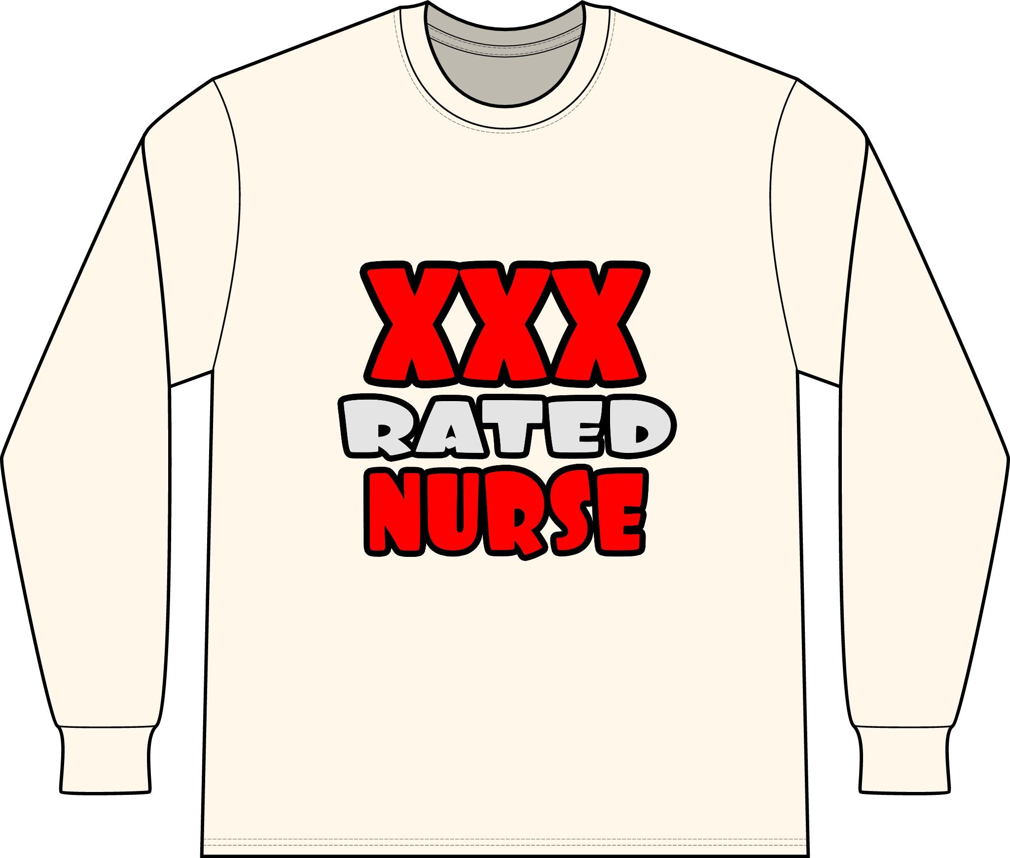 XXX Rated Nurse - Unisex Long Sleeve T-Shirt