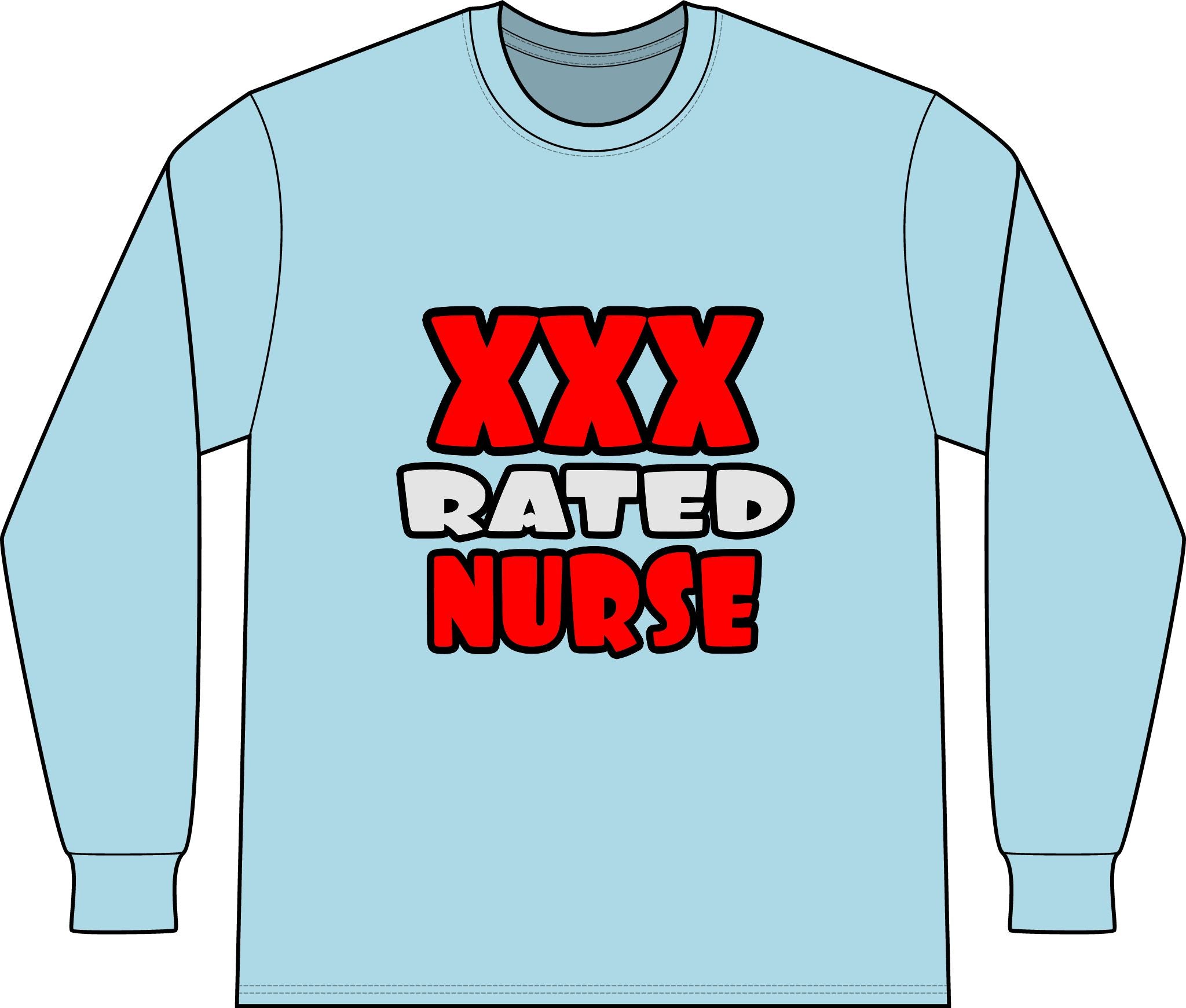 XXX Rated Nurse - Unisex Long Sleeve T-Shirt