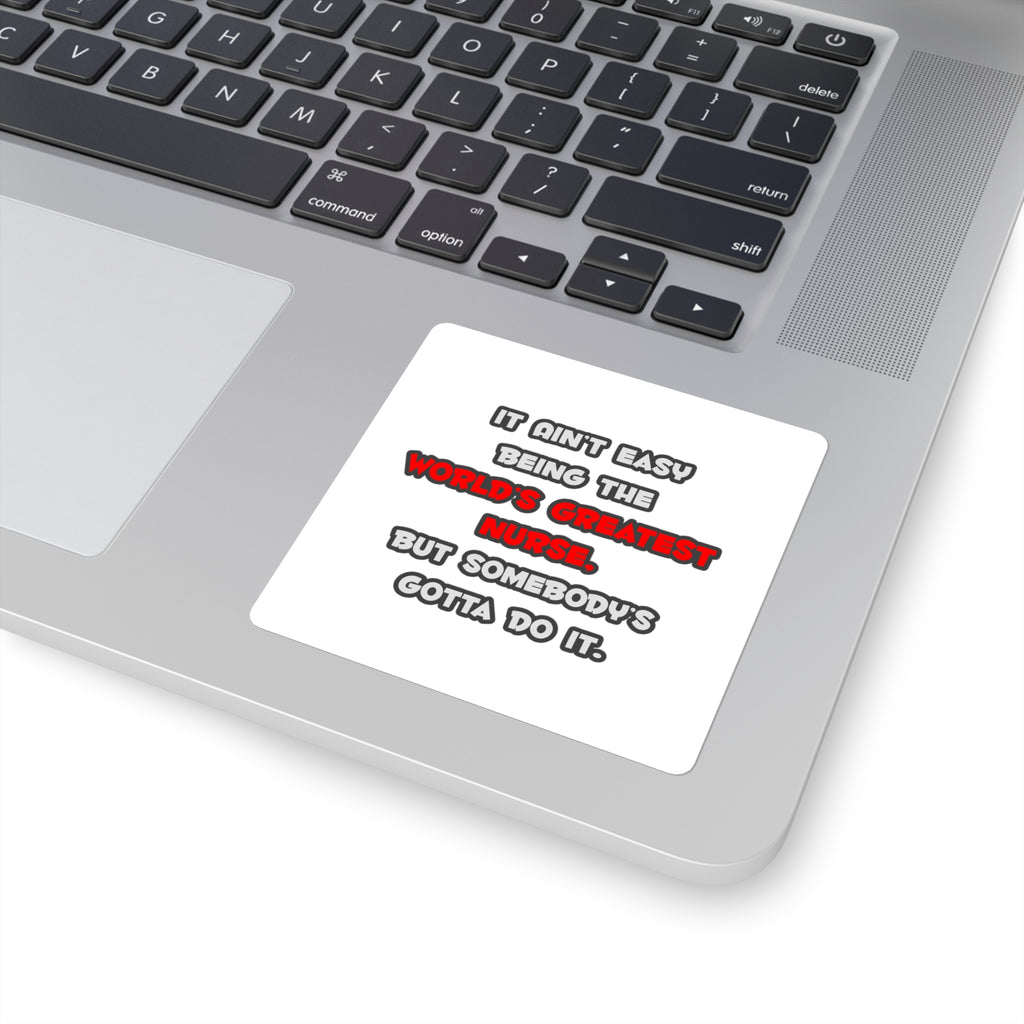 World's Greatest Nurse Joke - Square Stickers