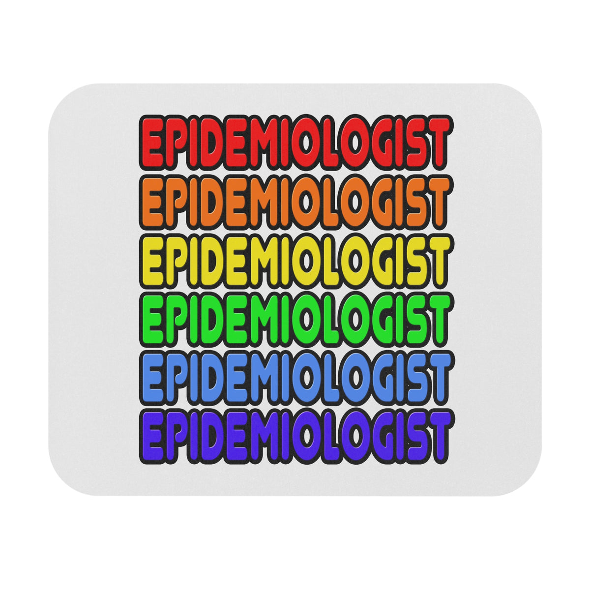 Rainbow Epidemiologist - Mouse Pad (Rectangle)