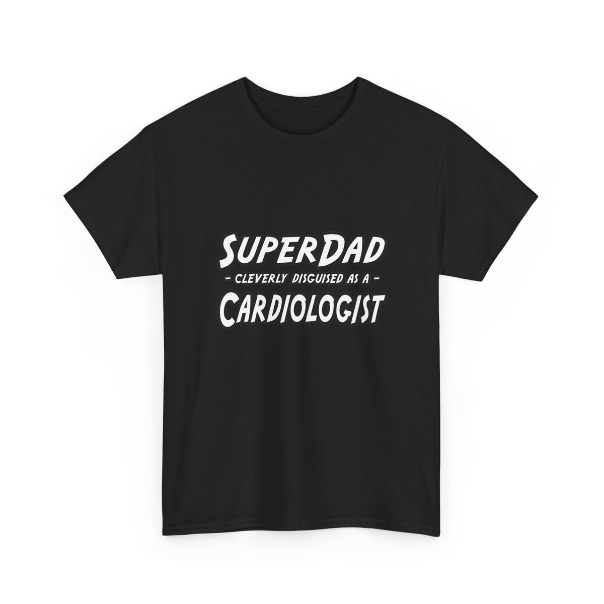SuperDad...Cardiologist - Unisex Heavy Cotton Tee