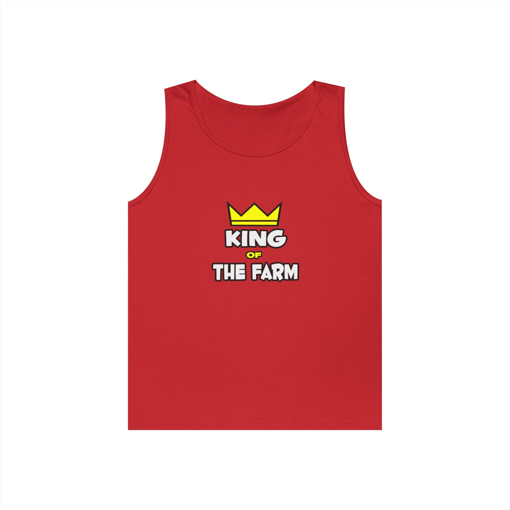 King of The Farm - Unisex Heavy Cotton Tank Top