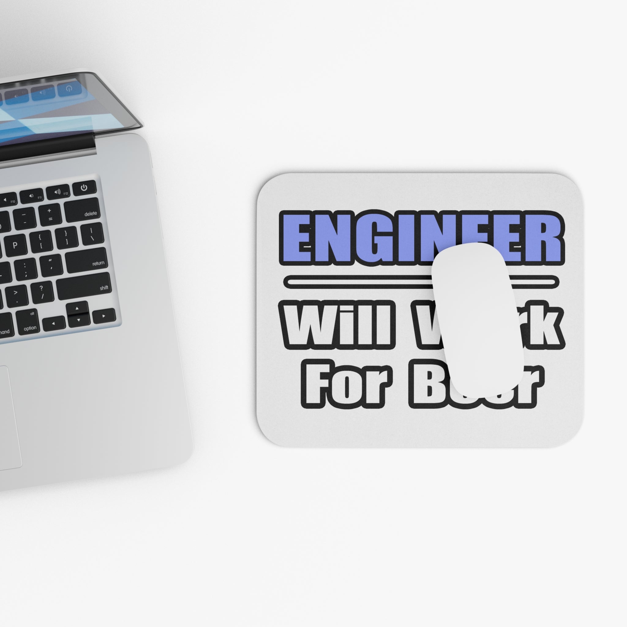 Engineer...Will Work For Beer - Mouse Pad (Rectangle)