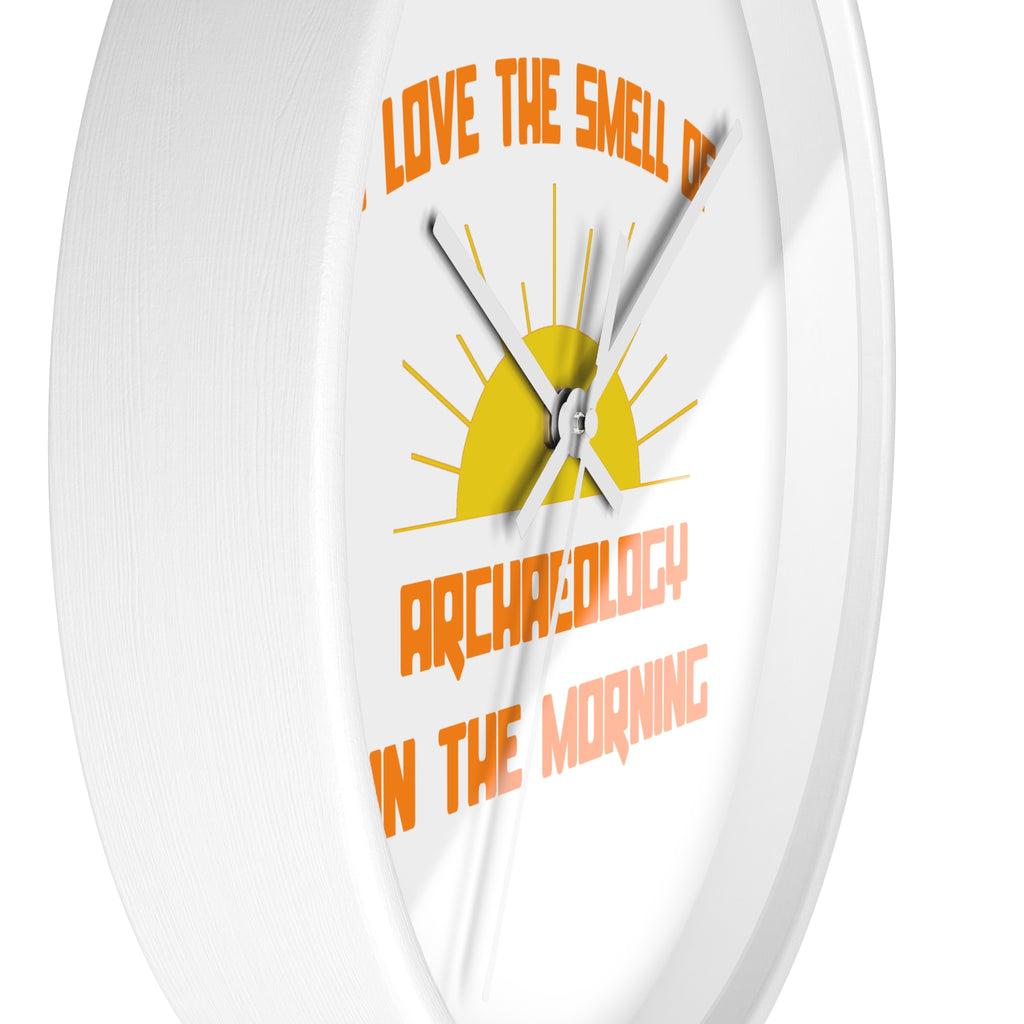 Smell of Archaeology in the Morning - Wall Clock