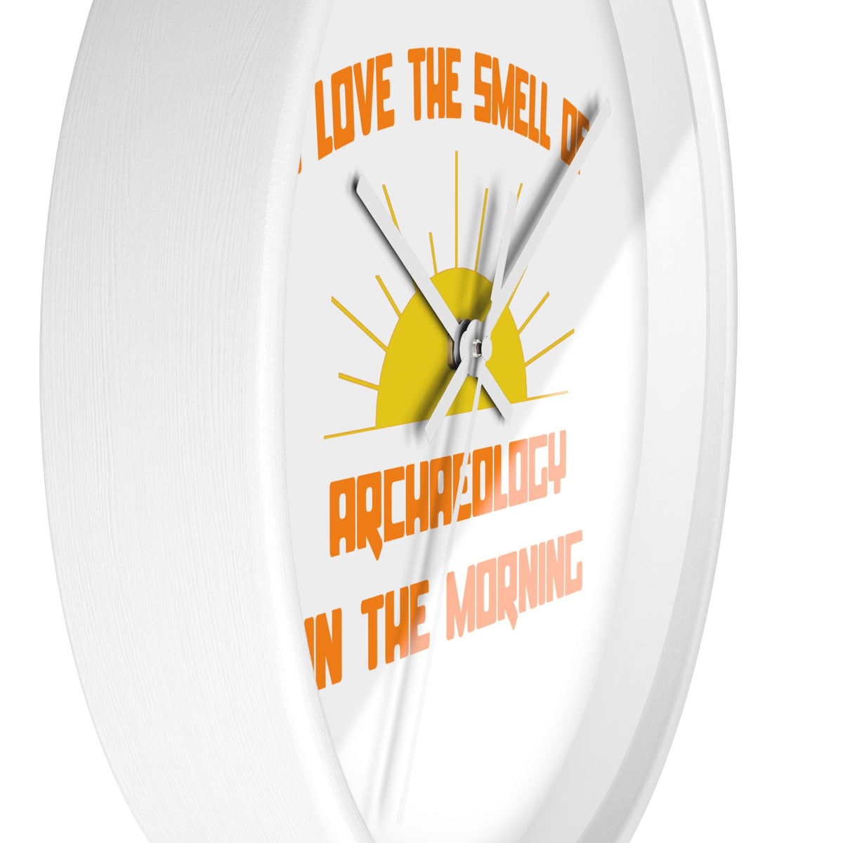 Smell of Archaeology in the Morning - Wall Clock