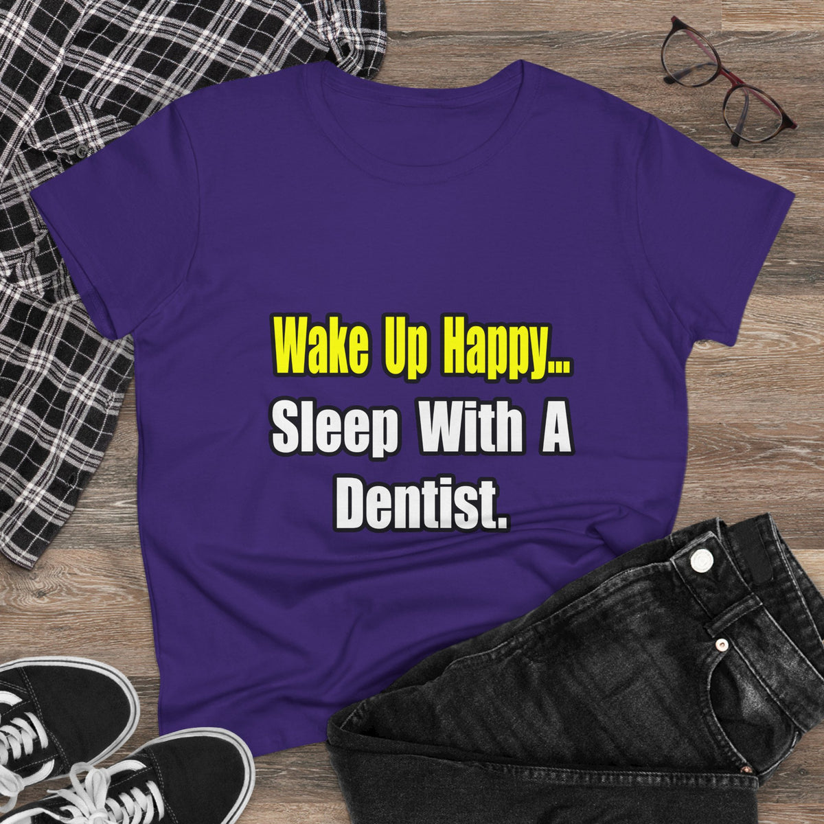 Sleep With Dentist - Women's Midweight Cotton Tee