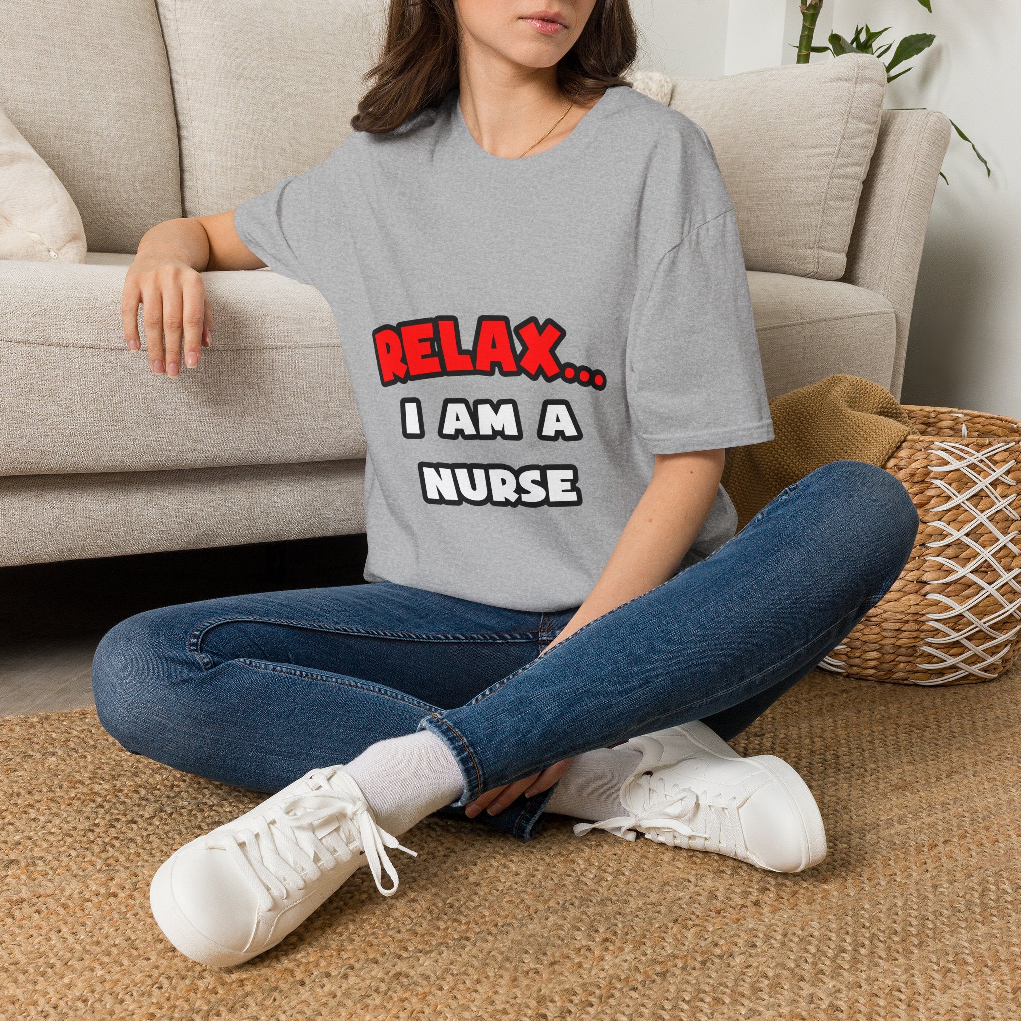 Relax ... I Am A Nurse - Unisex Softstyle T-Shirt