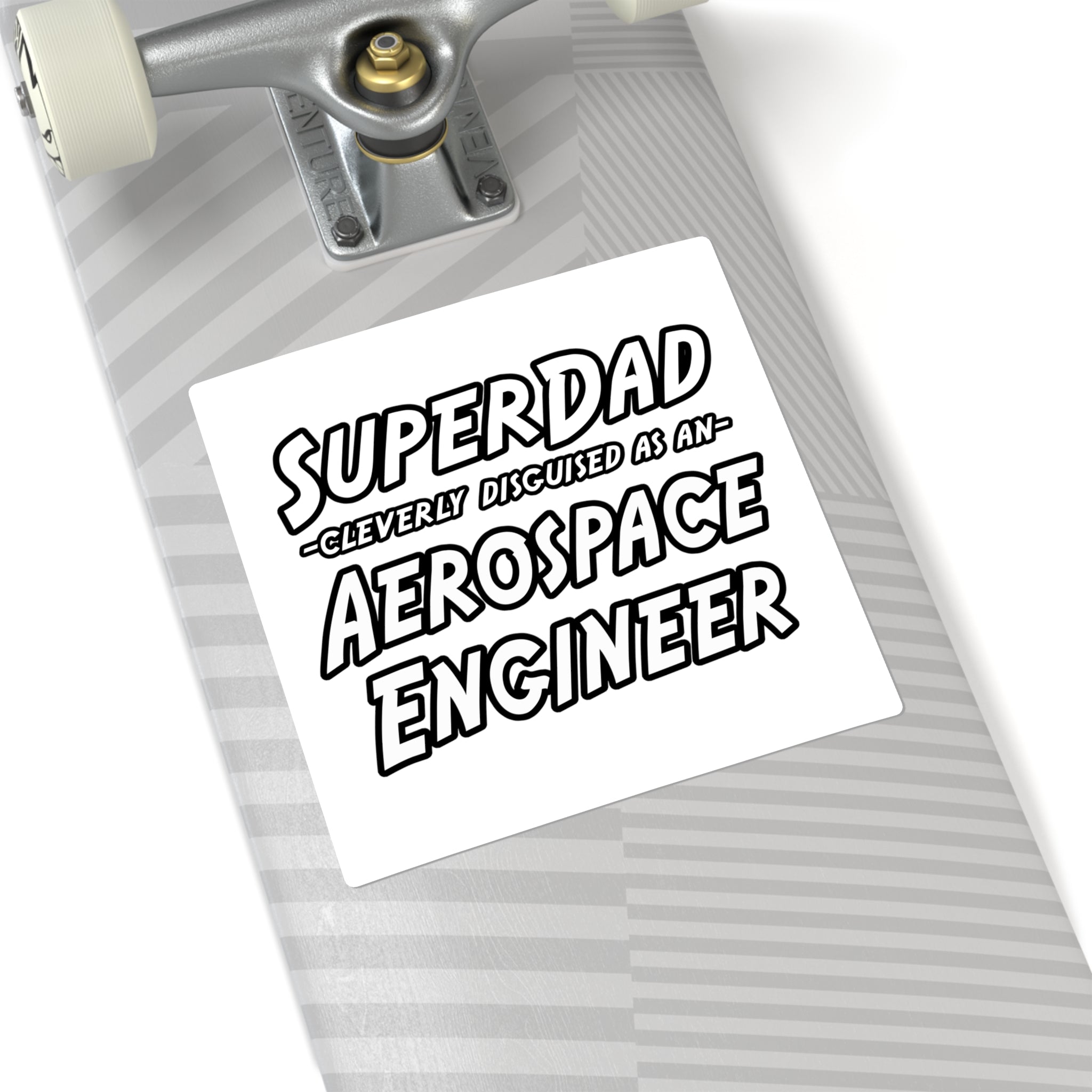 SuperDad...Aerospace Engineer - Square Stickers