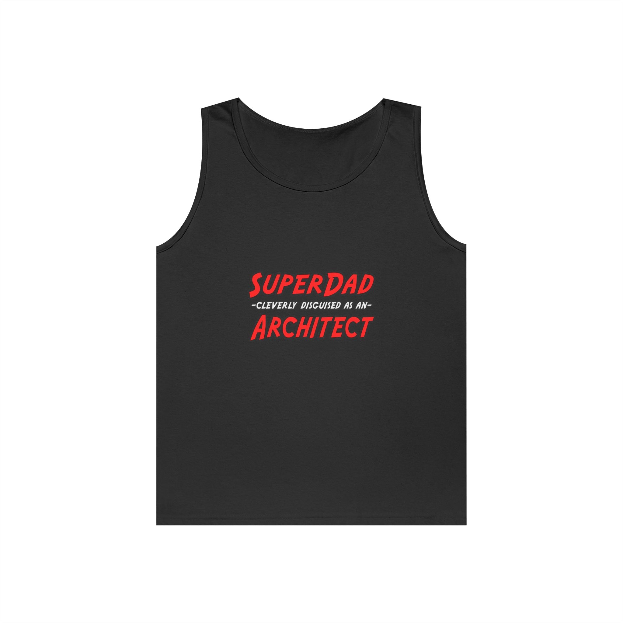 SuperDad...Architect - Unisex Heavy Cotton Tank Top