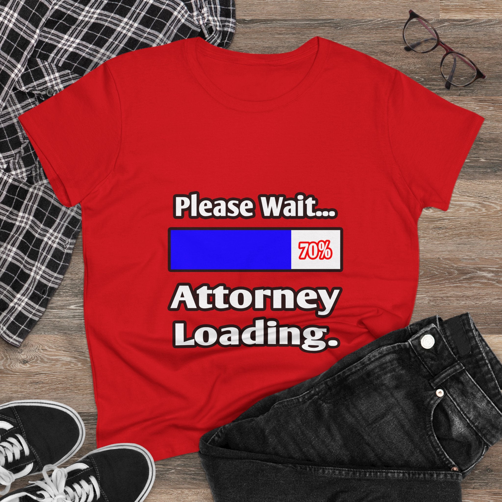 Please Wait...Attorney Loading - Women's Midweight Cotton Tee