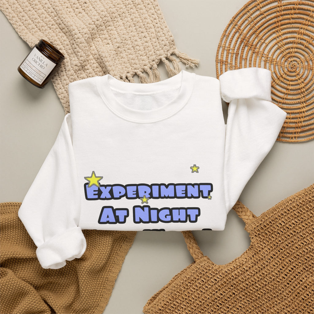 Experiment At Night...Sleep With a Chemist - Unisex Heavy Blend™ Crewneck Sweatshirt