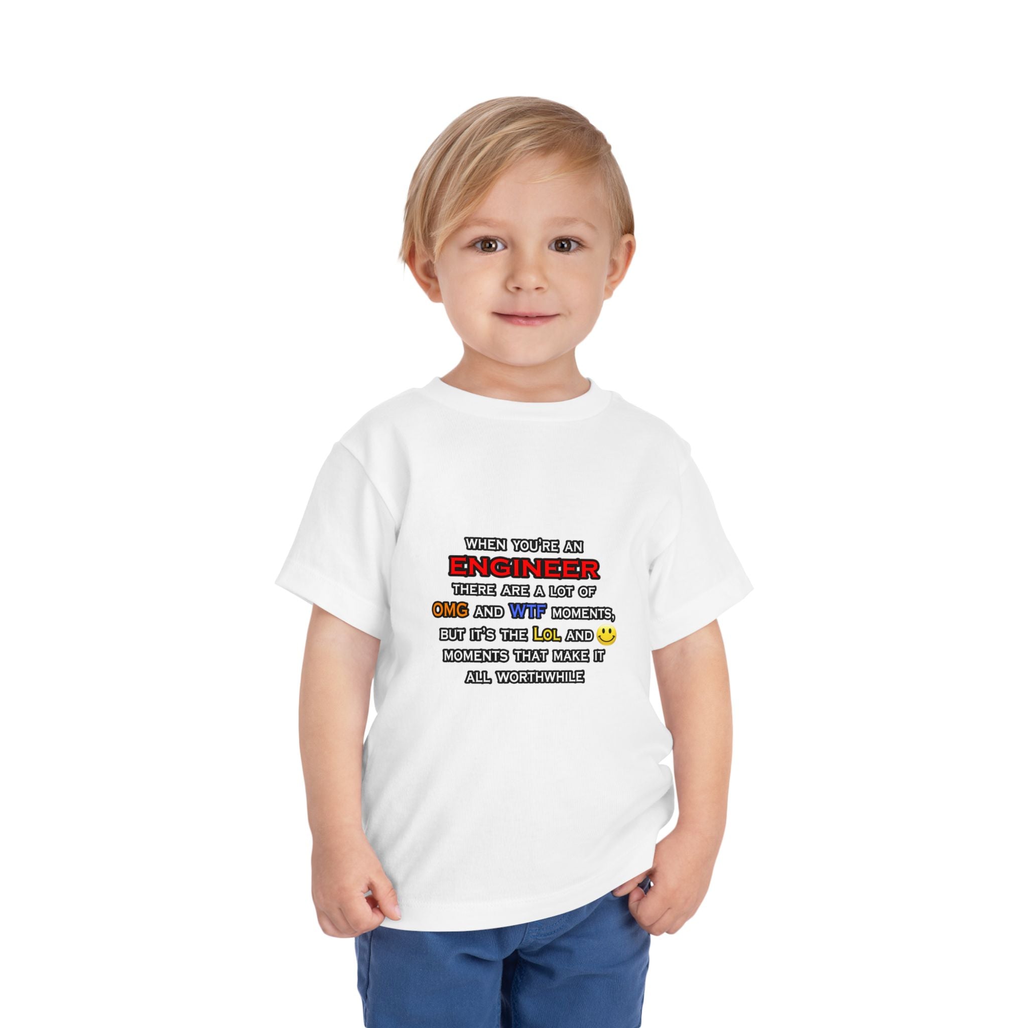 Engineer ... OMG WTF LOL - Toddler Short Sleeve Tee