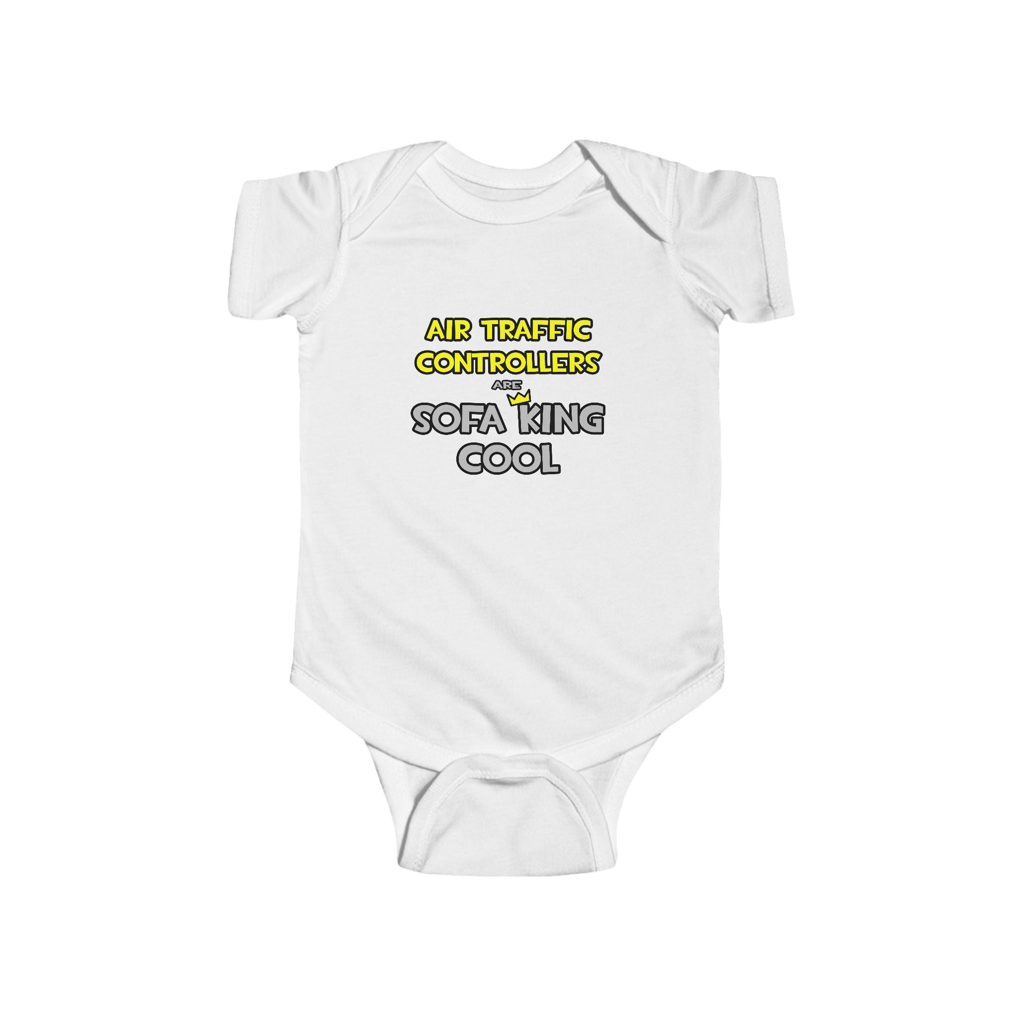 Air Traffic Controllers Are Sofa King Cool - Infant Fine Jersey Bodysuit