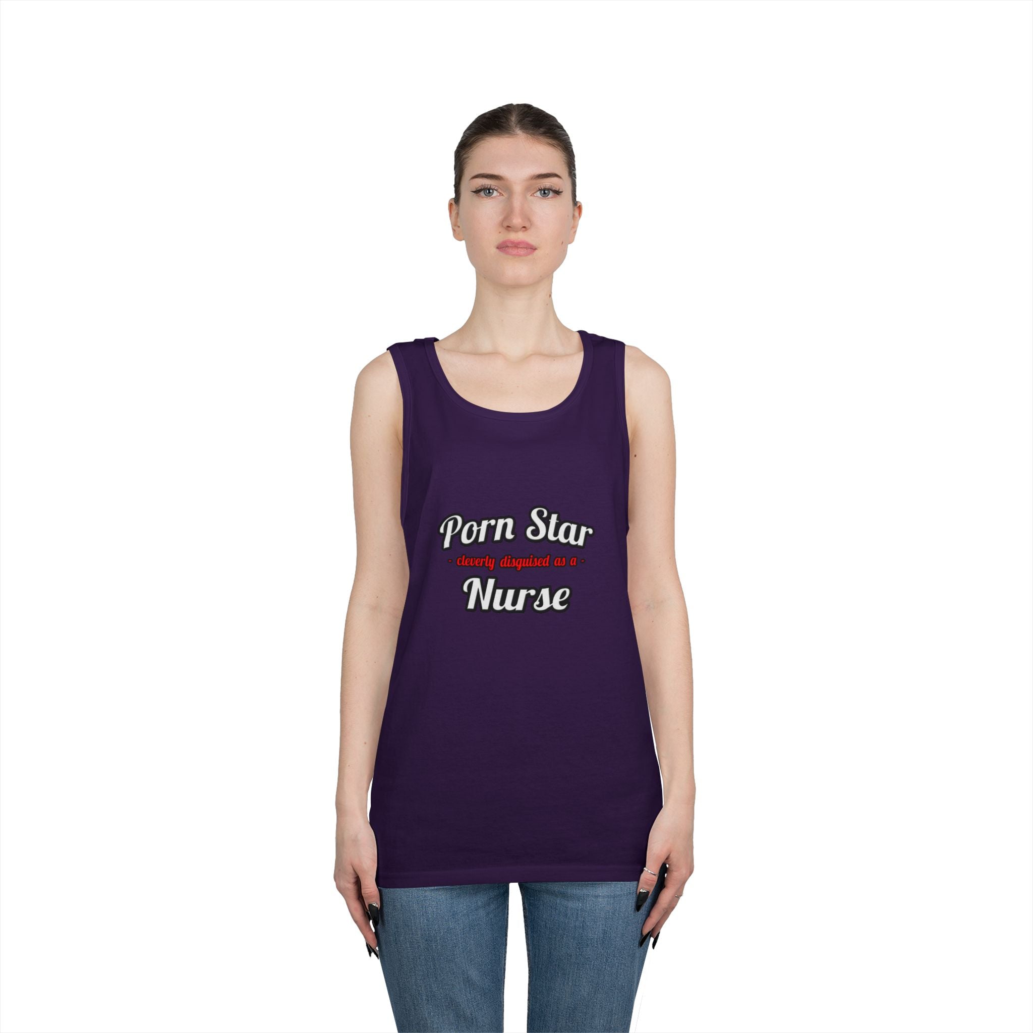 Porn Star...Nurse - Unisex Heavy Cotton Tank Top