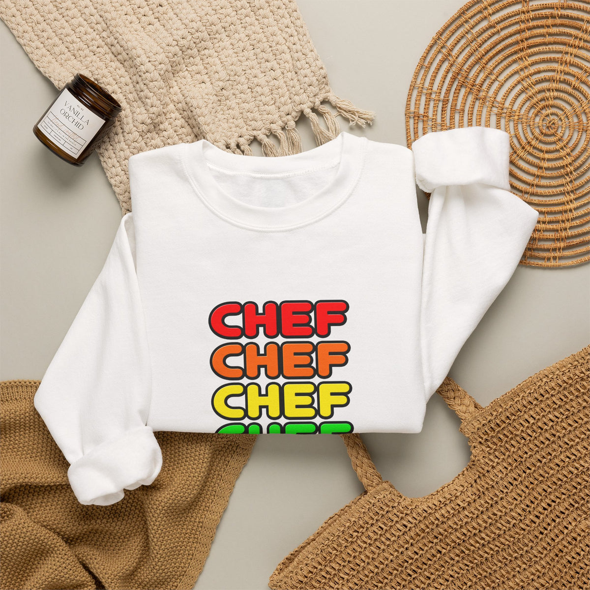 Rainbow Chef - Unisex Heavy Blend™ Crewneck Sweatshirt