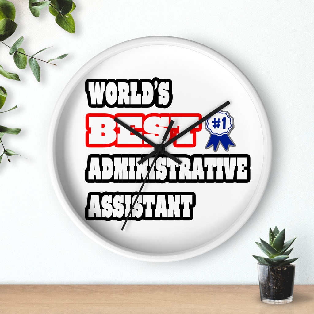 World's Best Administrative Assistant - Wall Clock