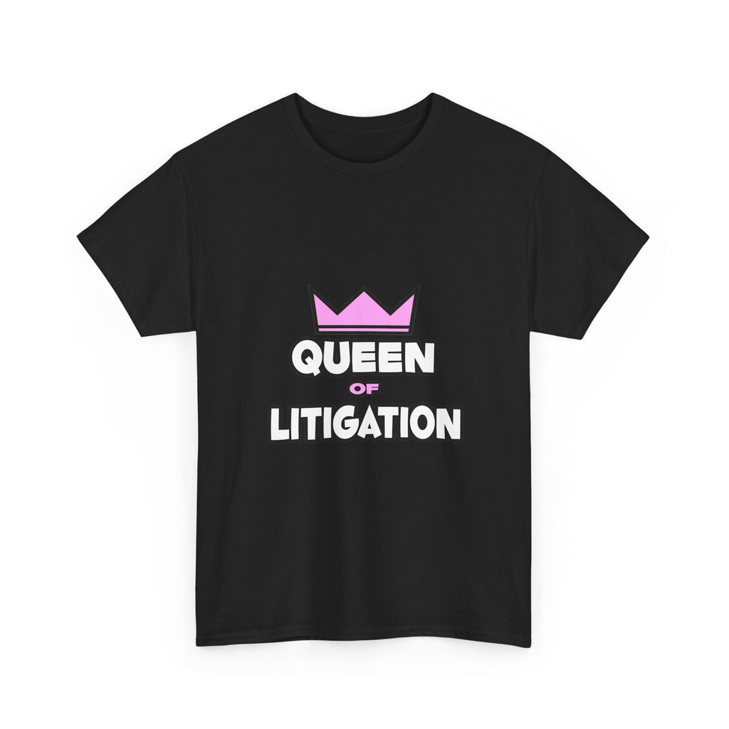 Queen of Litigation - Unisex Heavy Cotton Tee