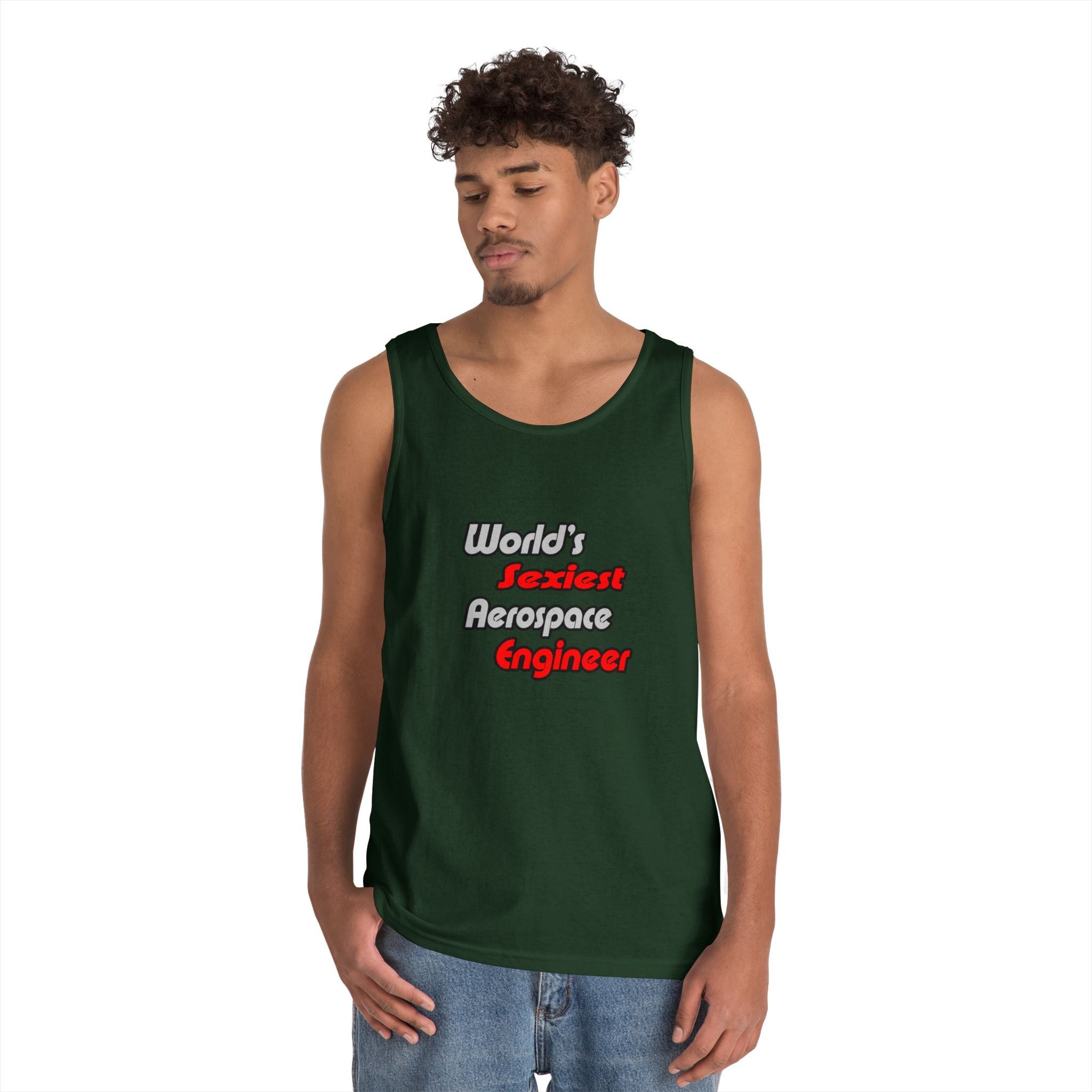 World's Sexiest Aerospace Engineer - Unisex Heavy Cotton Tank Top