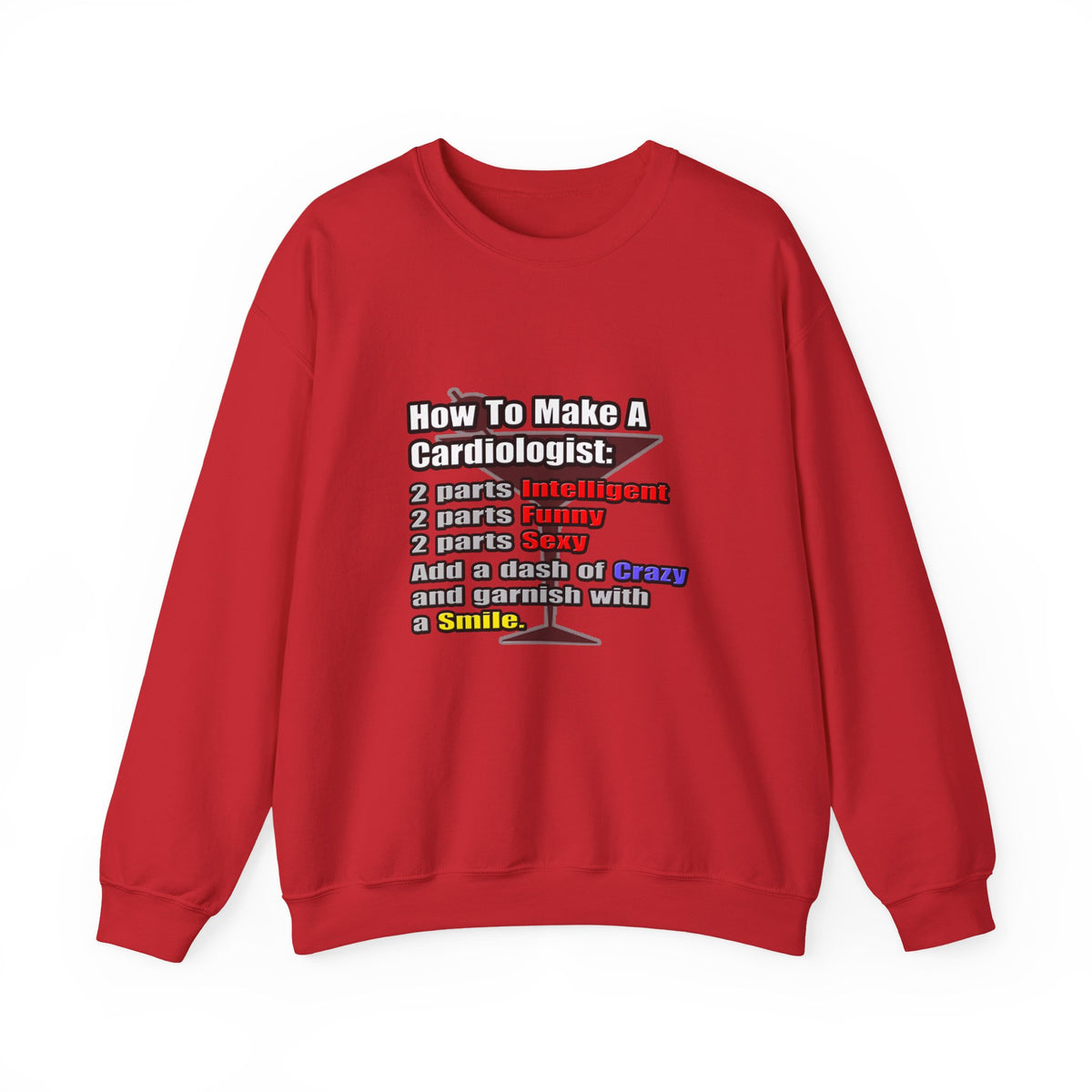 How To Make a Cardiologist - Unisex Heavy Blend™ Crewneck Sweatshirt
