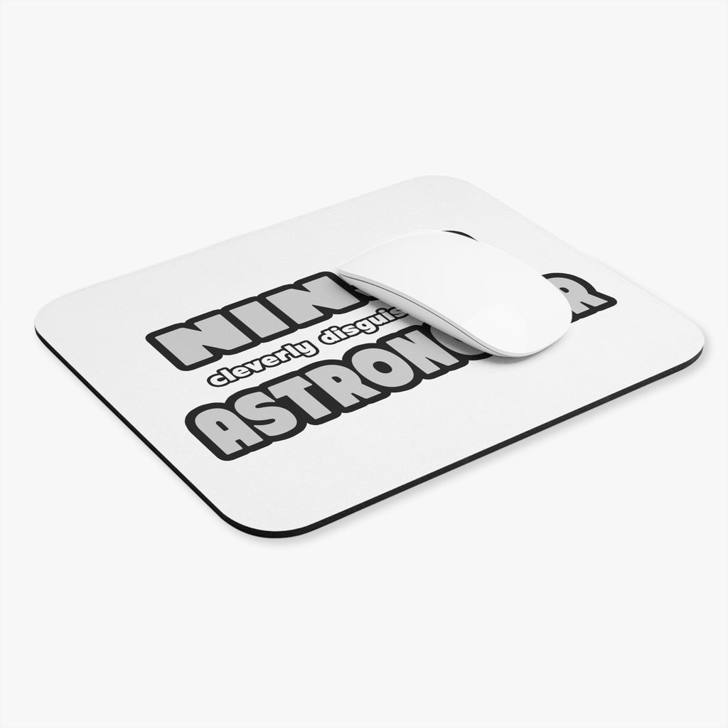 Ninja Cleverly Disguised As An Astronomer - Mouse Pad (Rectangle)
