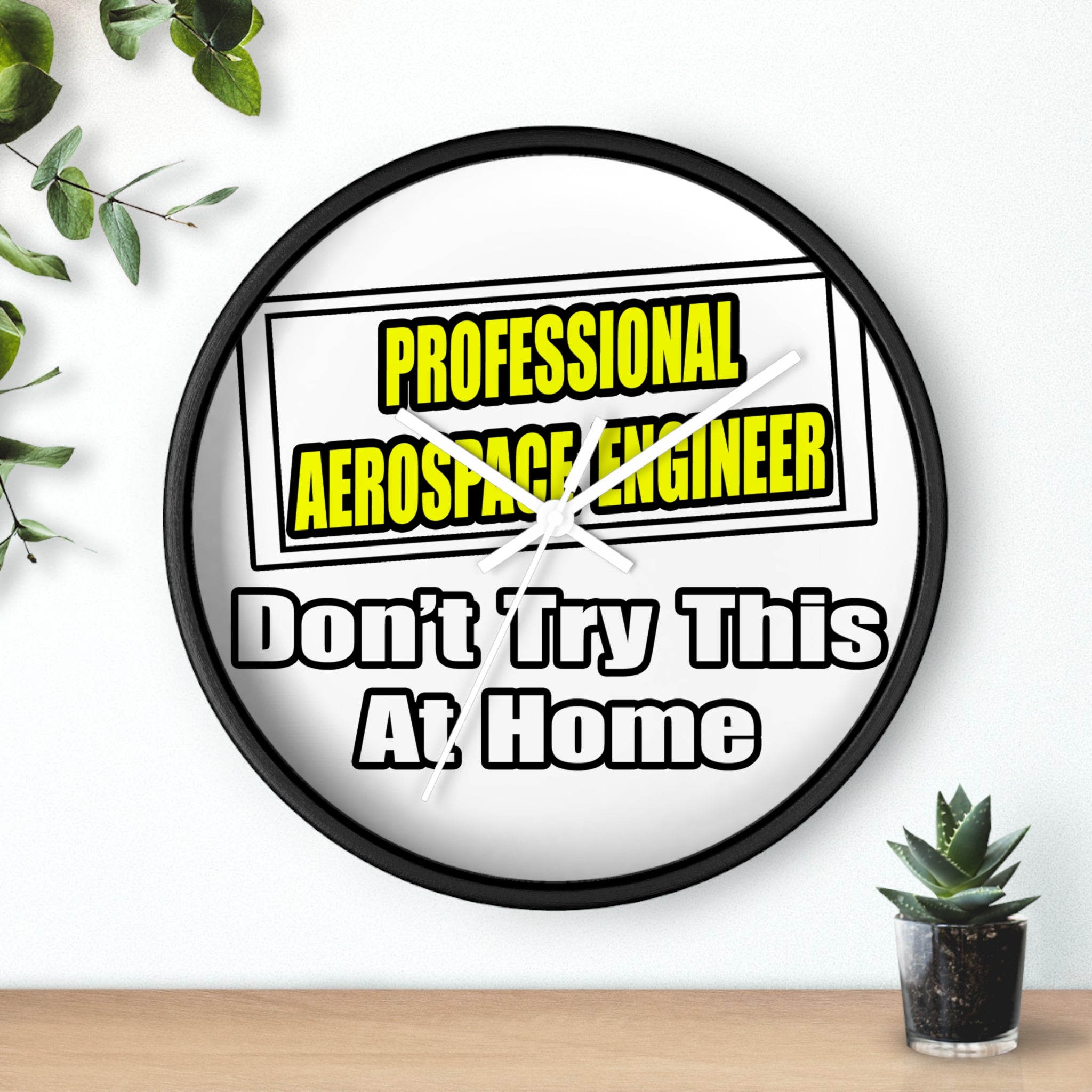 Professional Aerospace Engineer...Joke - Wall Clock