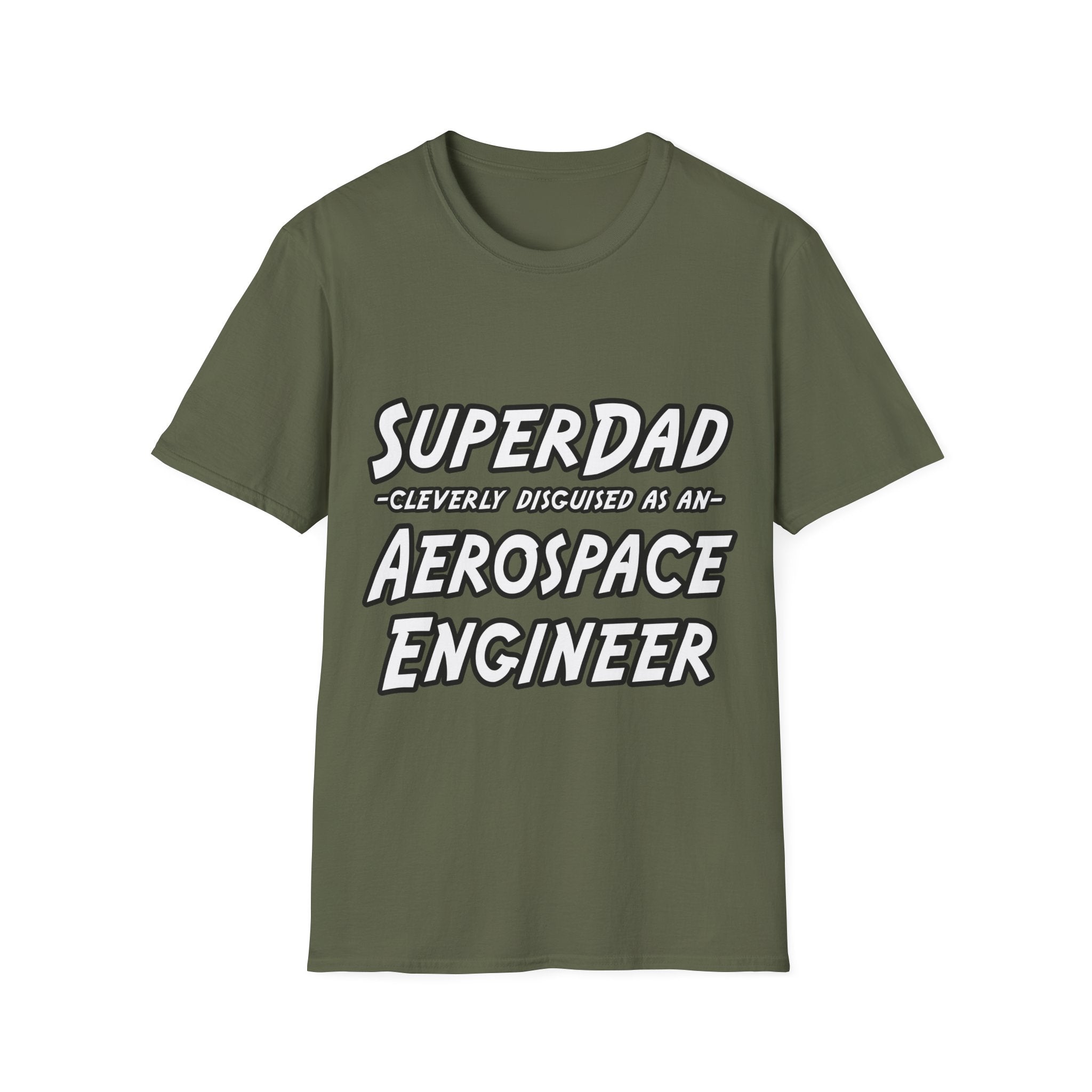 SuperDad...Aerospace Engineer - Unisex Softstyle T-Shirt