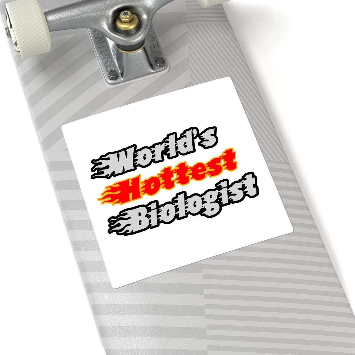 World's Hottest Biologist - Square Stickers