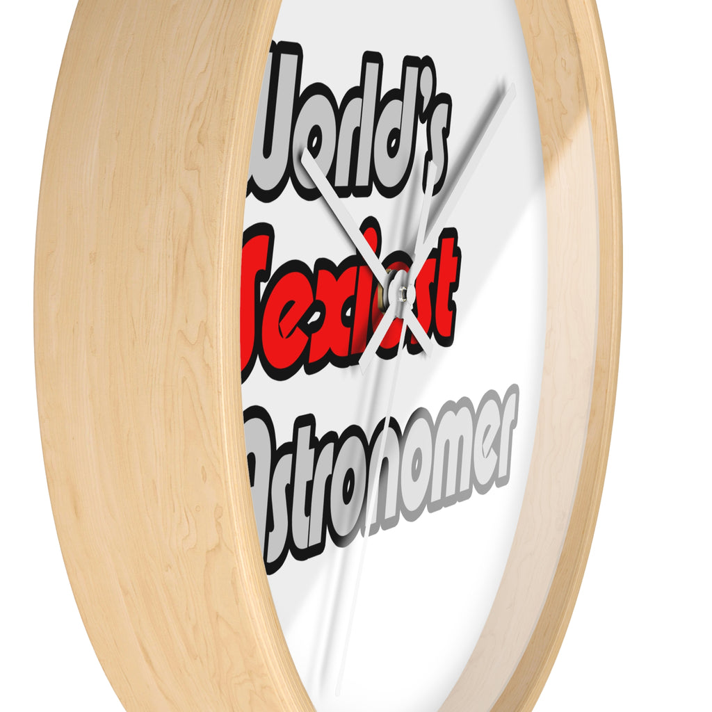 World's Sexiest Astronomer - Wall Clock