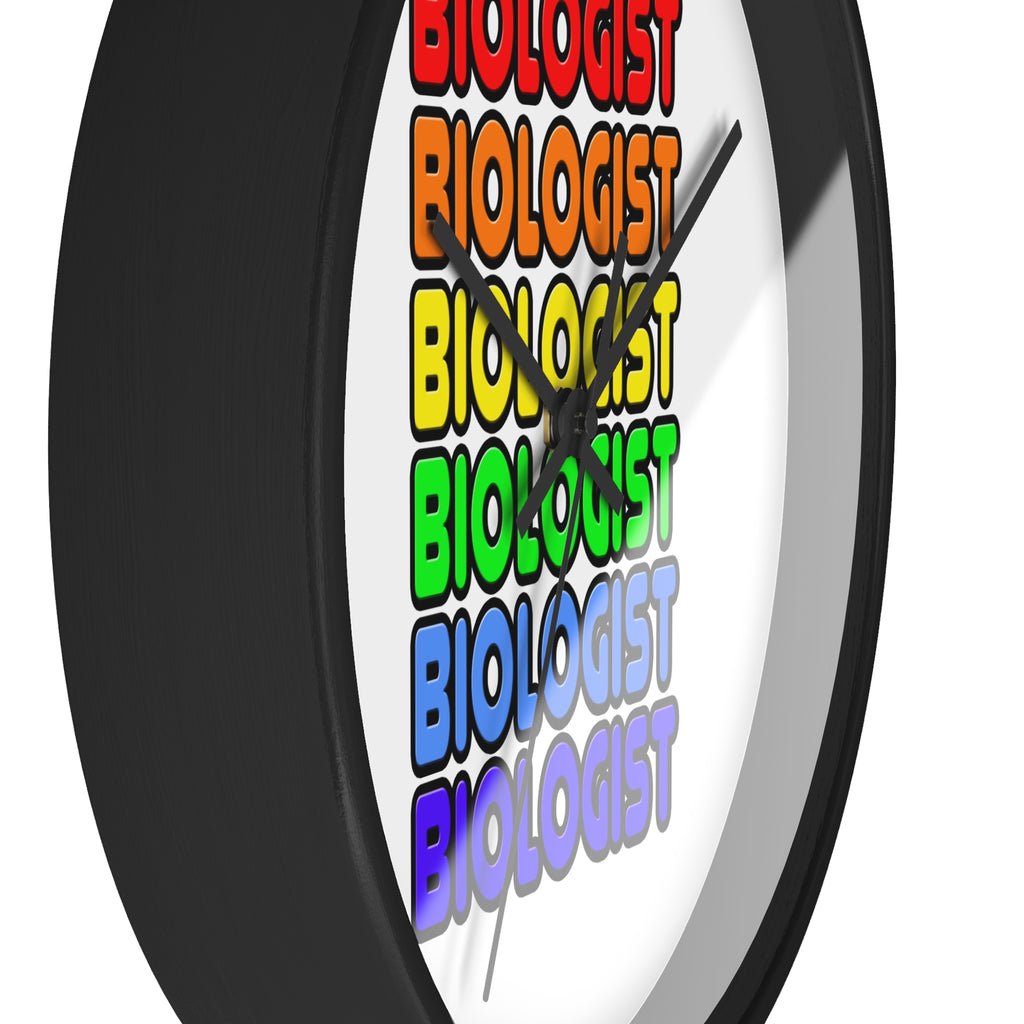 Rainbow Biologist - Wall Clock