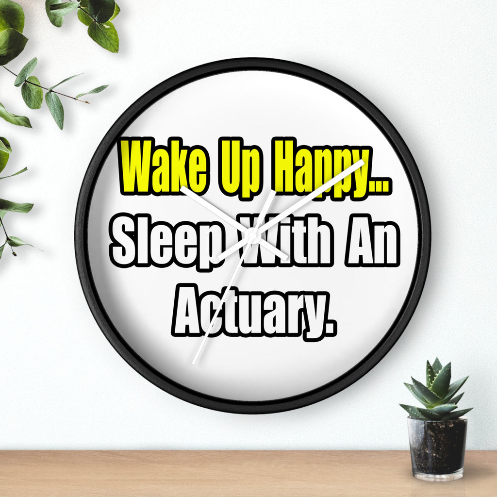 Sleep With an Actuary - Wall Clock