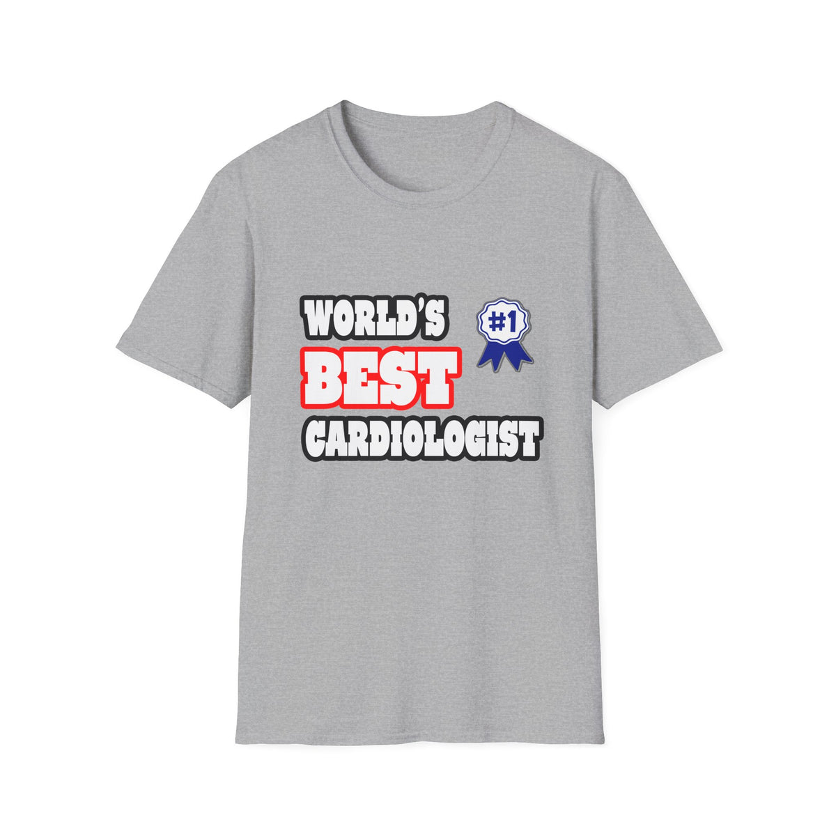 World's Best Cardiologist - Unisex Softstyle T-Shirt