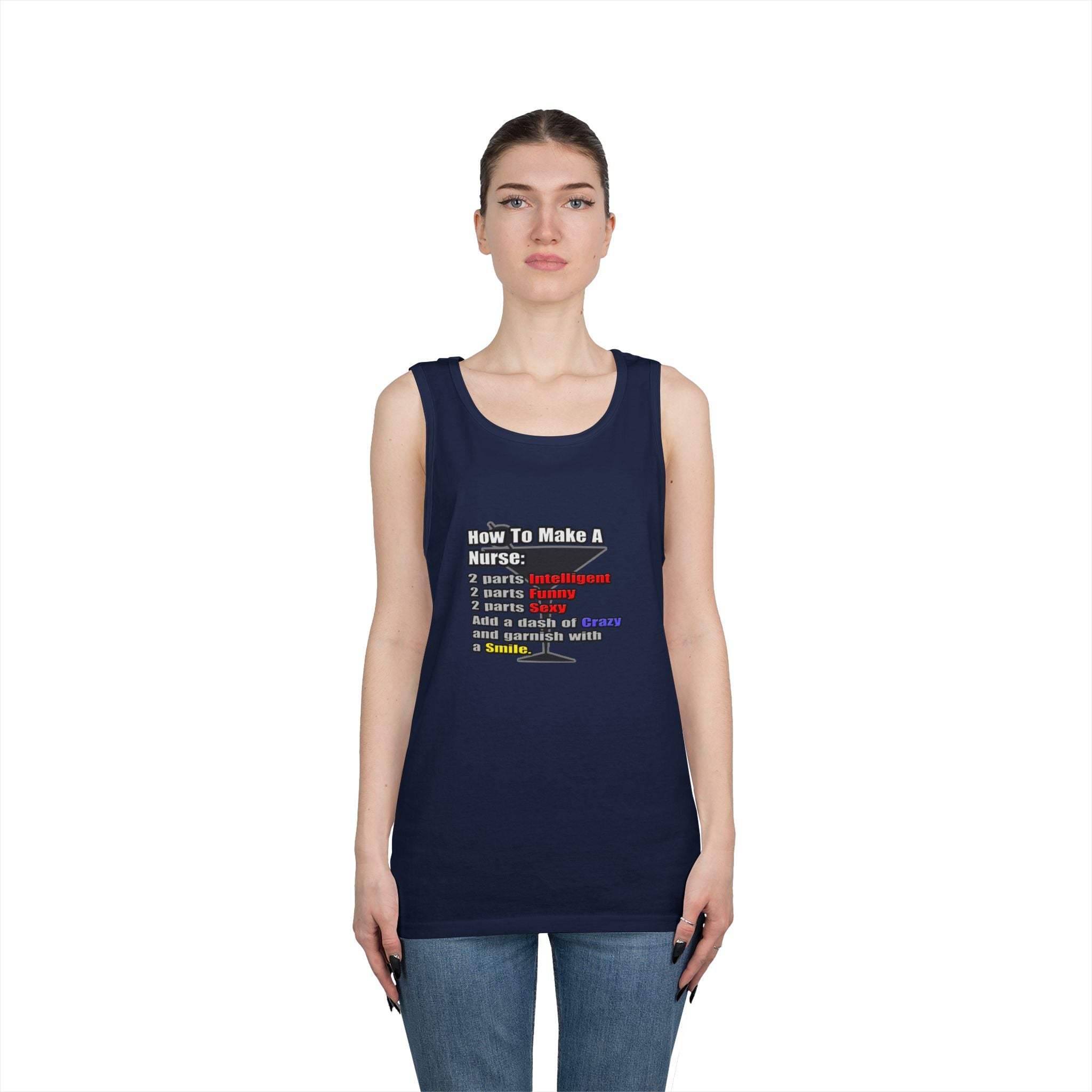 How To Make a Nurse - Unisex Heavy Cotton Tank Top