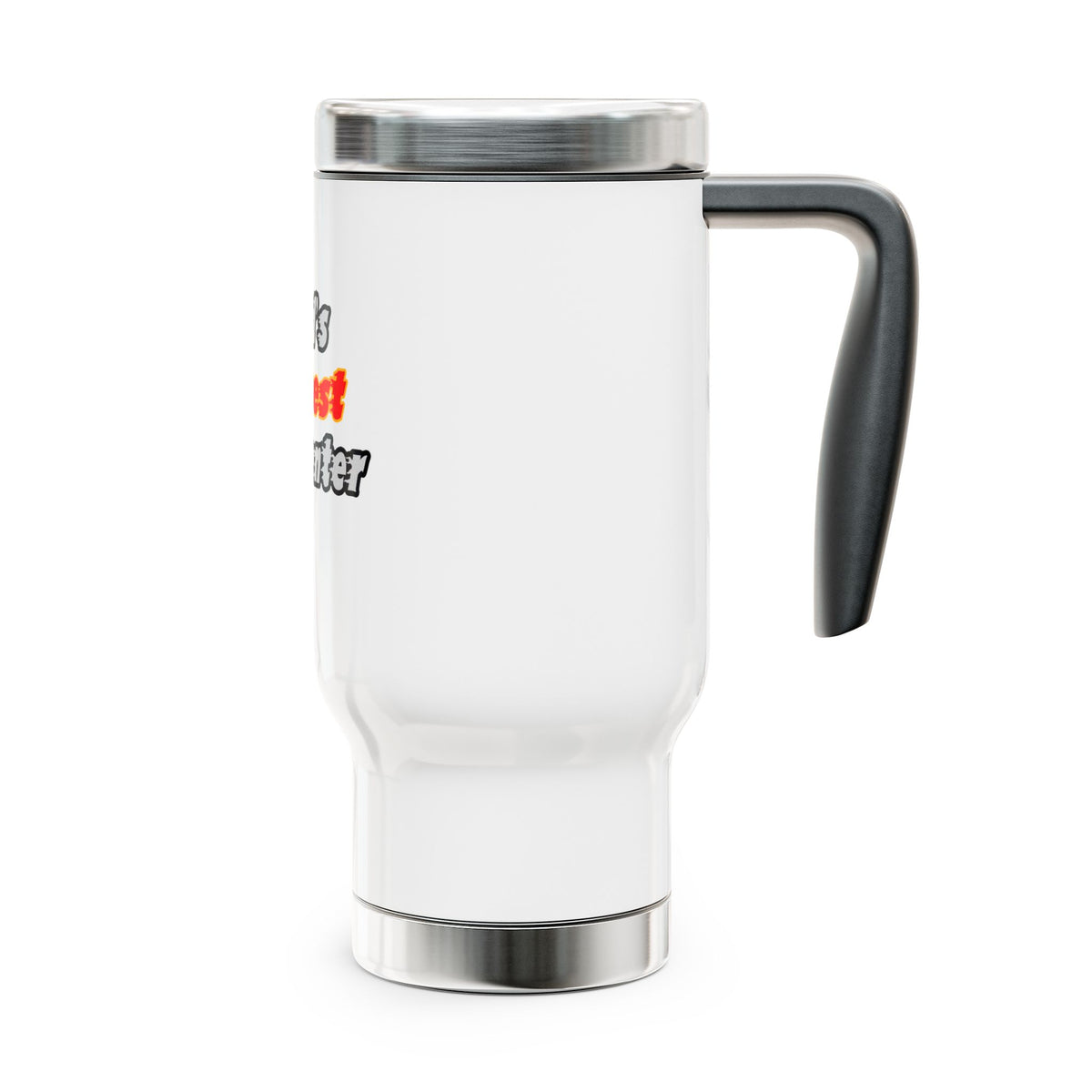 World's Hottest Carpenter - Stainless Steel Travel Mug with Handle, 14oz