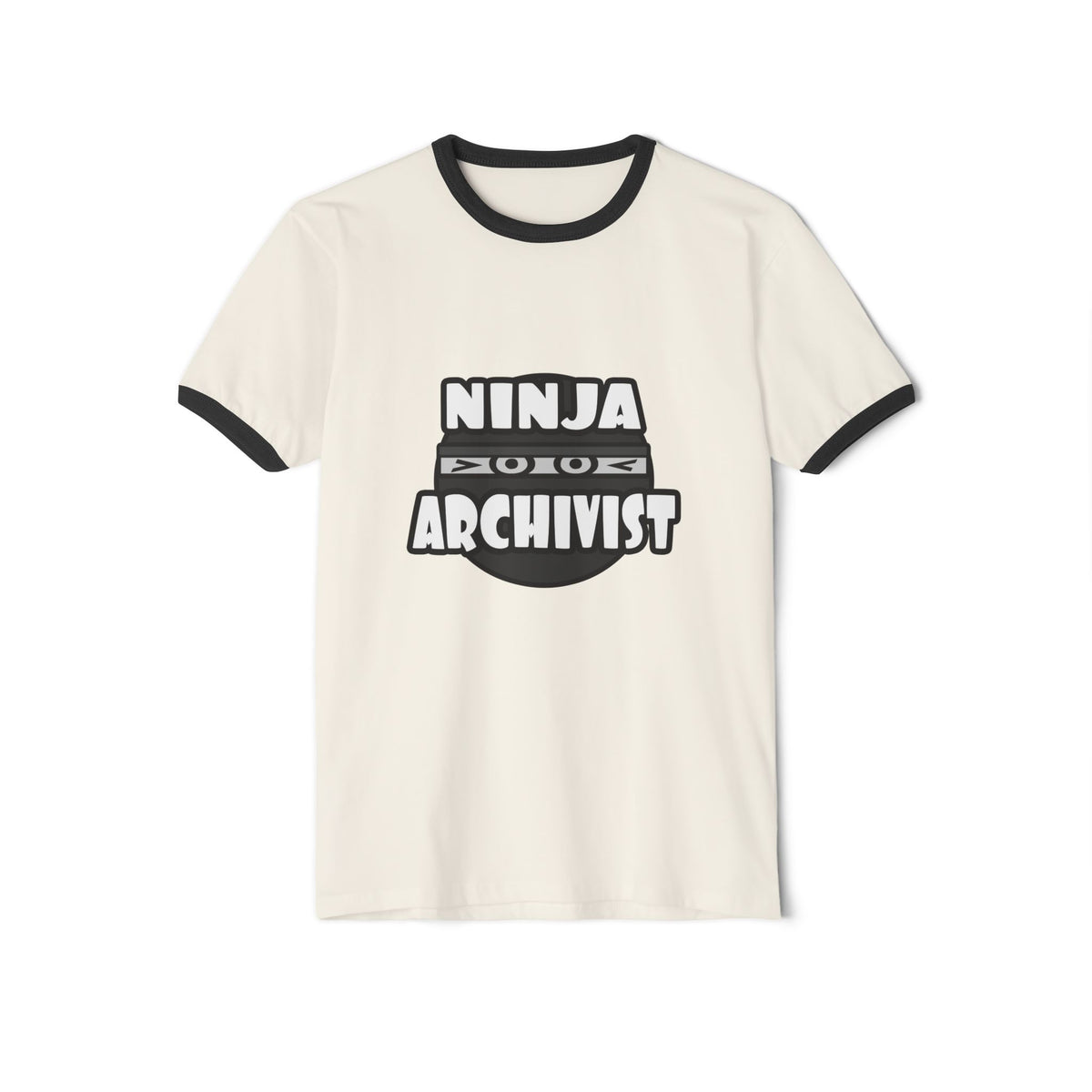Ninja Archivist - Unisex Cotton Ringer T-Shirt