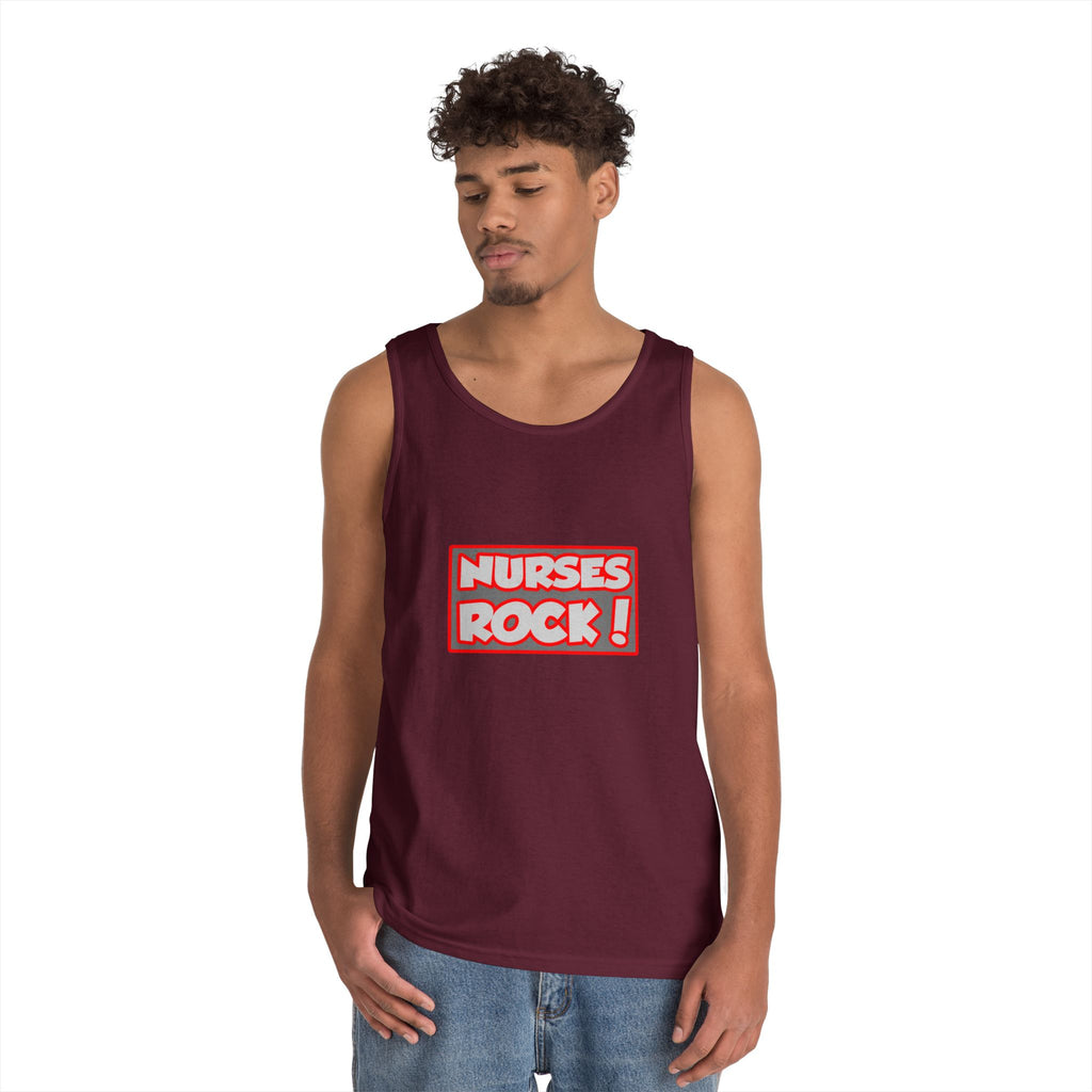 Nurses Rock! - Unisex Heavy Cotton Tank Top
