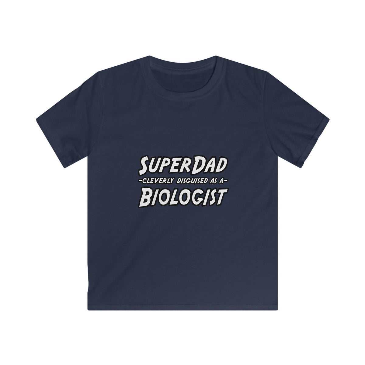 SuperDad Biologist - Kids Softstyle Tee