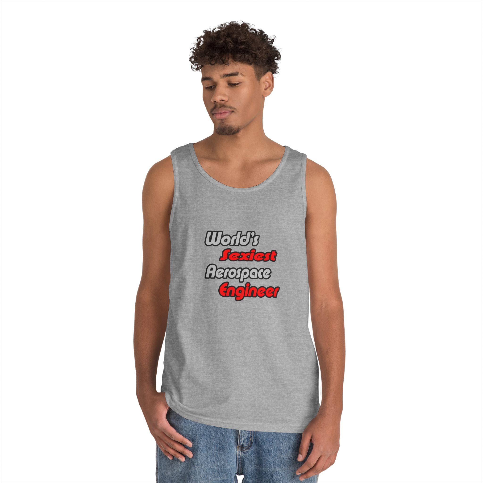 World's Sexiest Aerospace Engineer - Unisex Heavy Cotton Tank Top